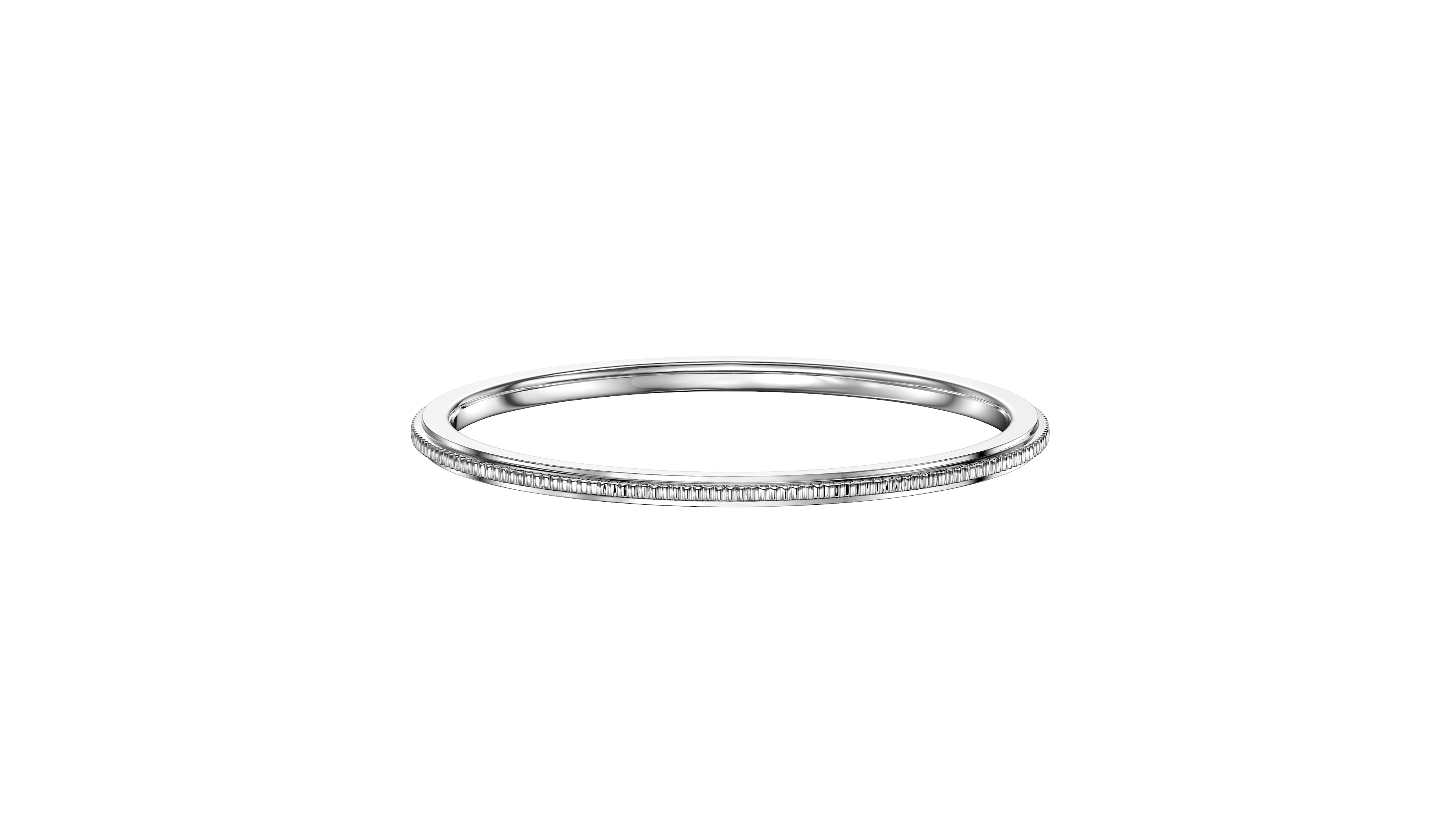 Milgrain Stackable Band (1mm)