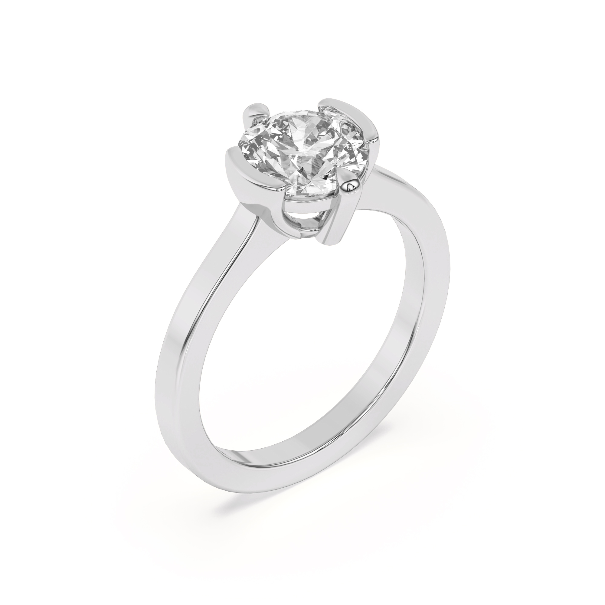 Prisma Mixed Prong Engagement Ring