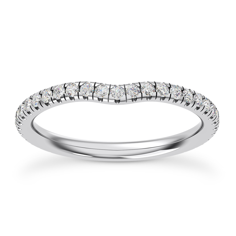Faye Diamond Curved Band