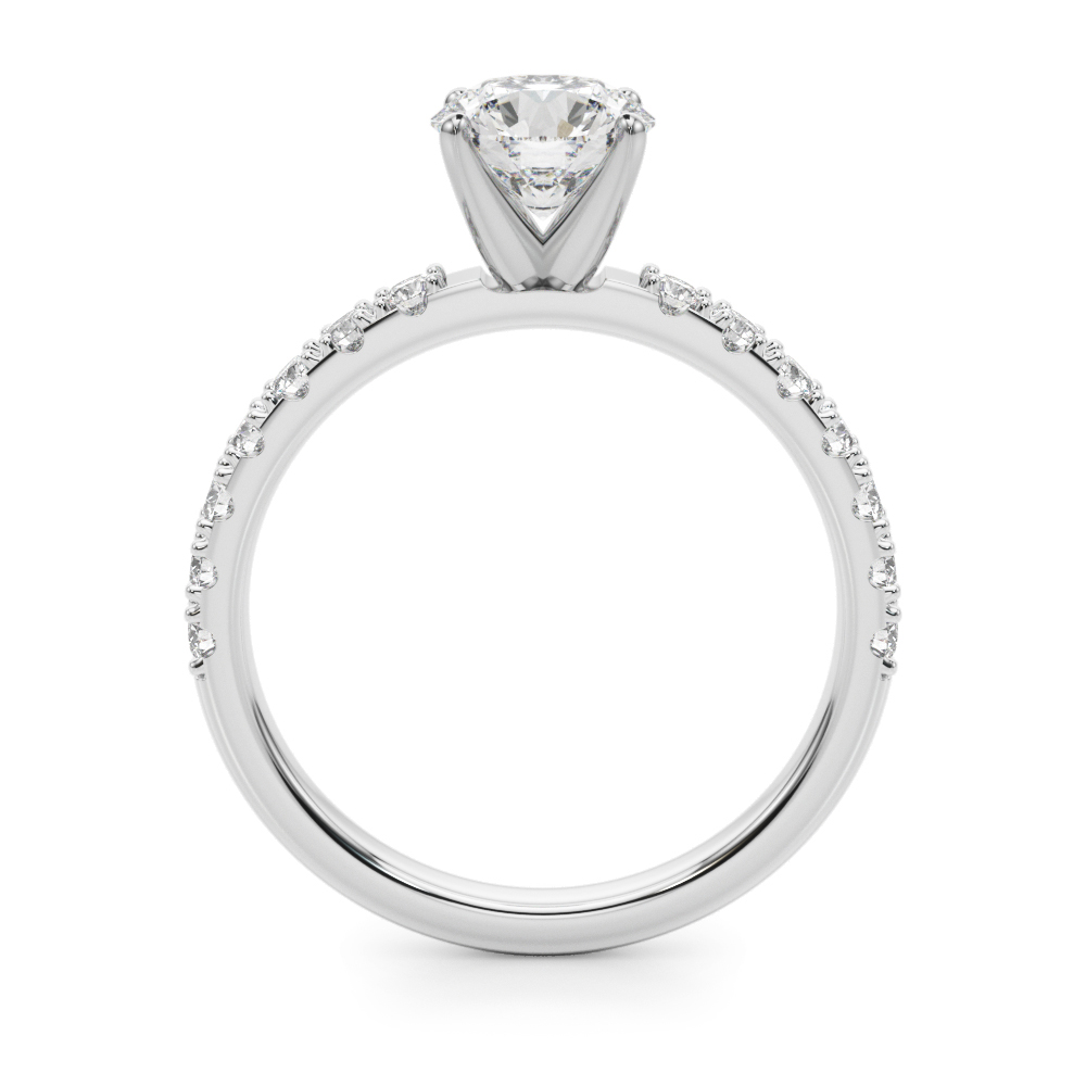 Lindsey Pave Diamond Engagement Ring