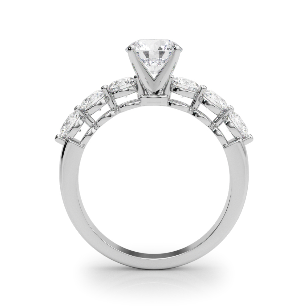 Mae Single Shared Prong Engagement Ring