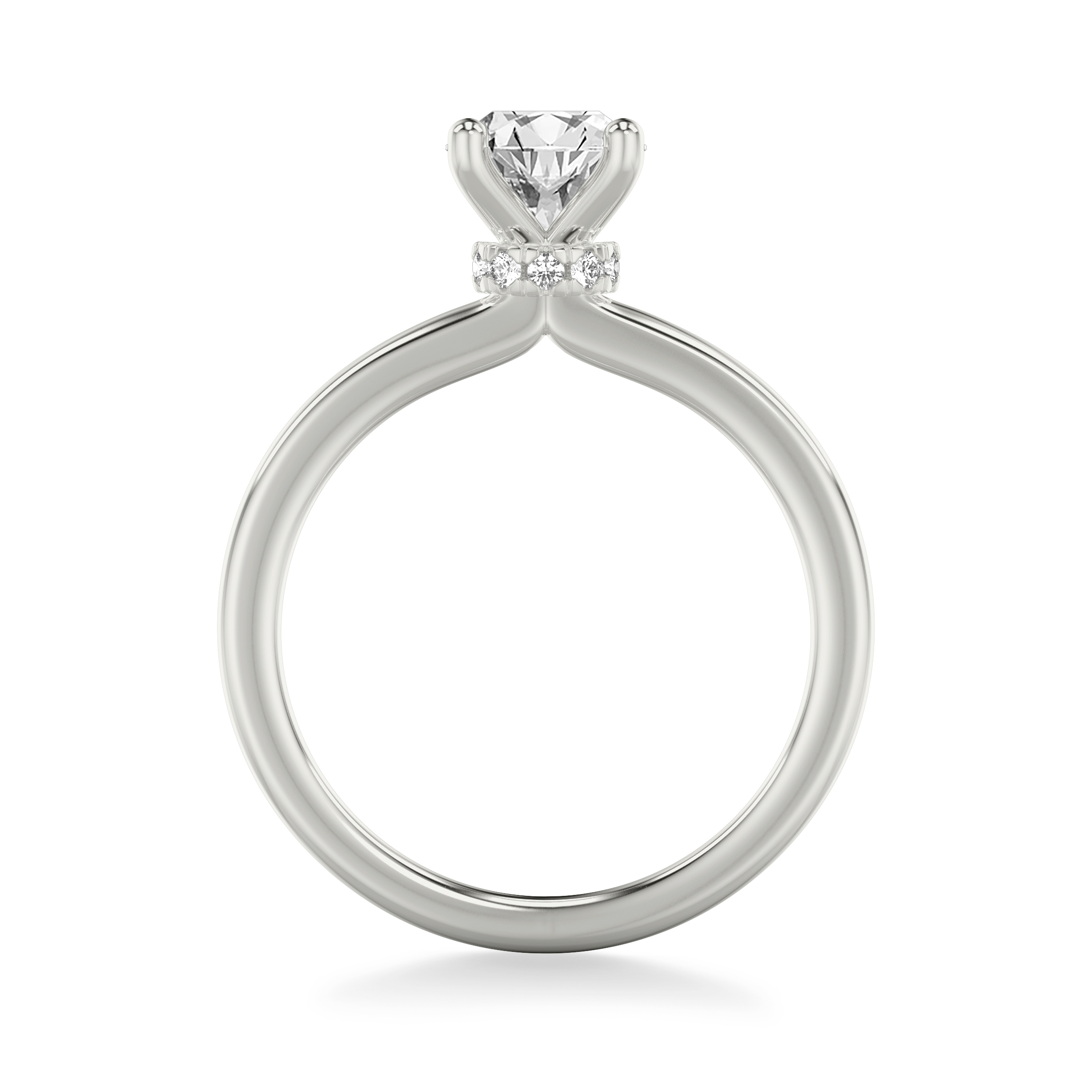 Shannon Diamond Collar Engagement Ring