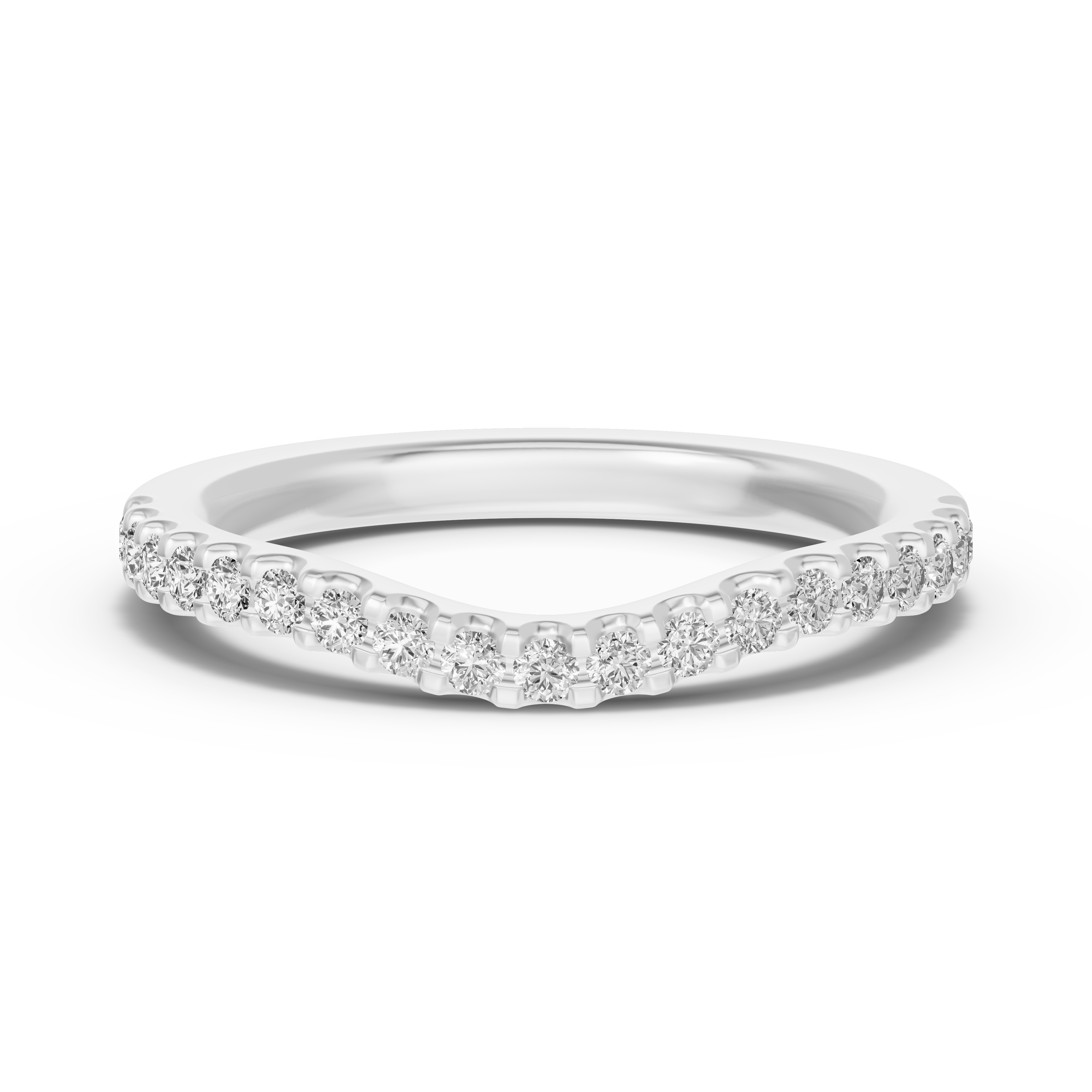 Trevi Contoured Pave Band (1.8mm)