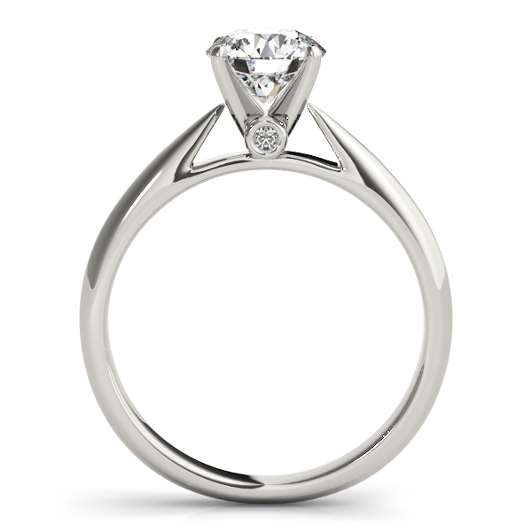Camden Solitaire Engagement Ring With Peek A Boo Diamonds