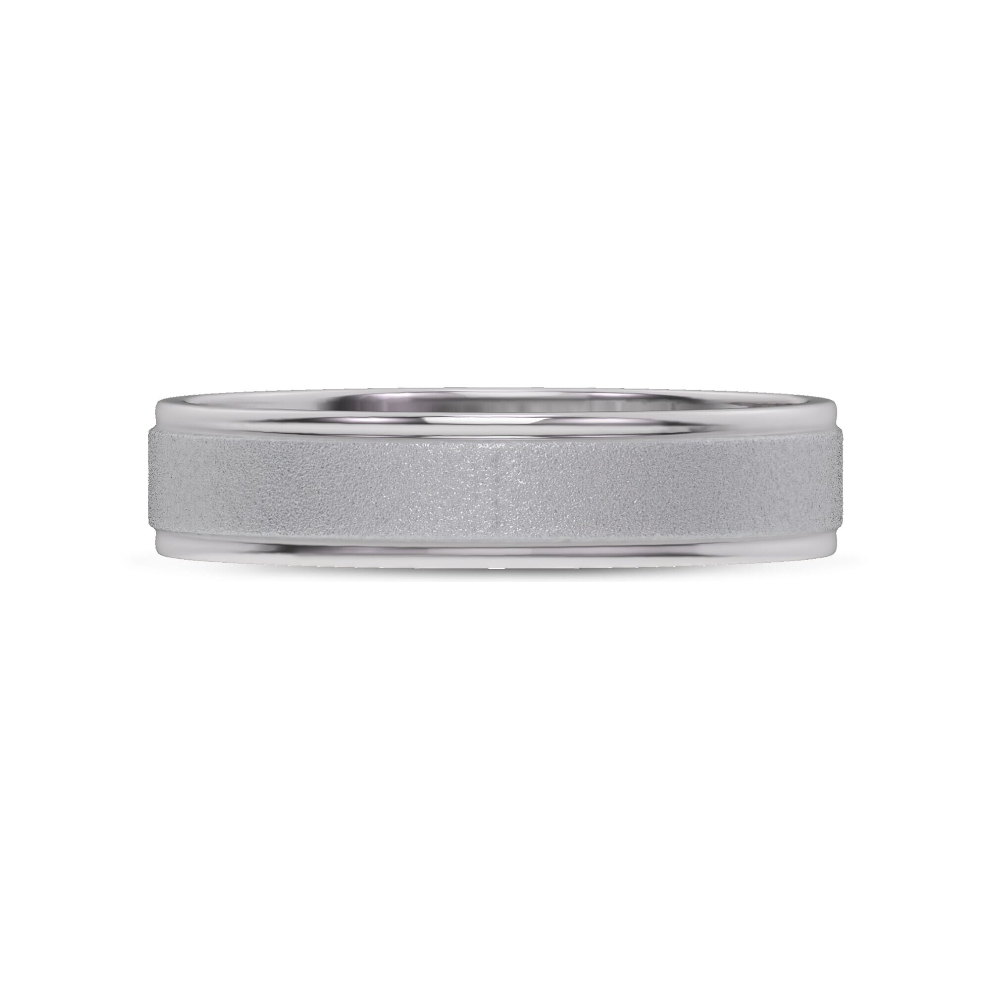 Brushed Center High-Polish Edge Band (5mm)