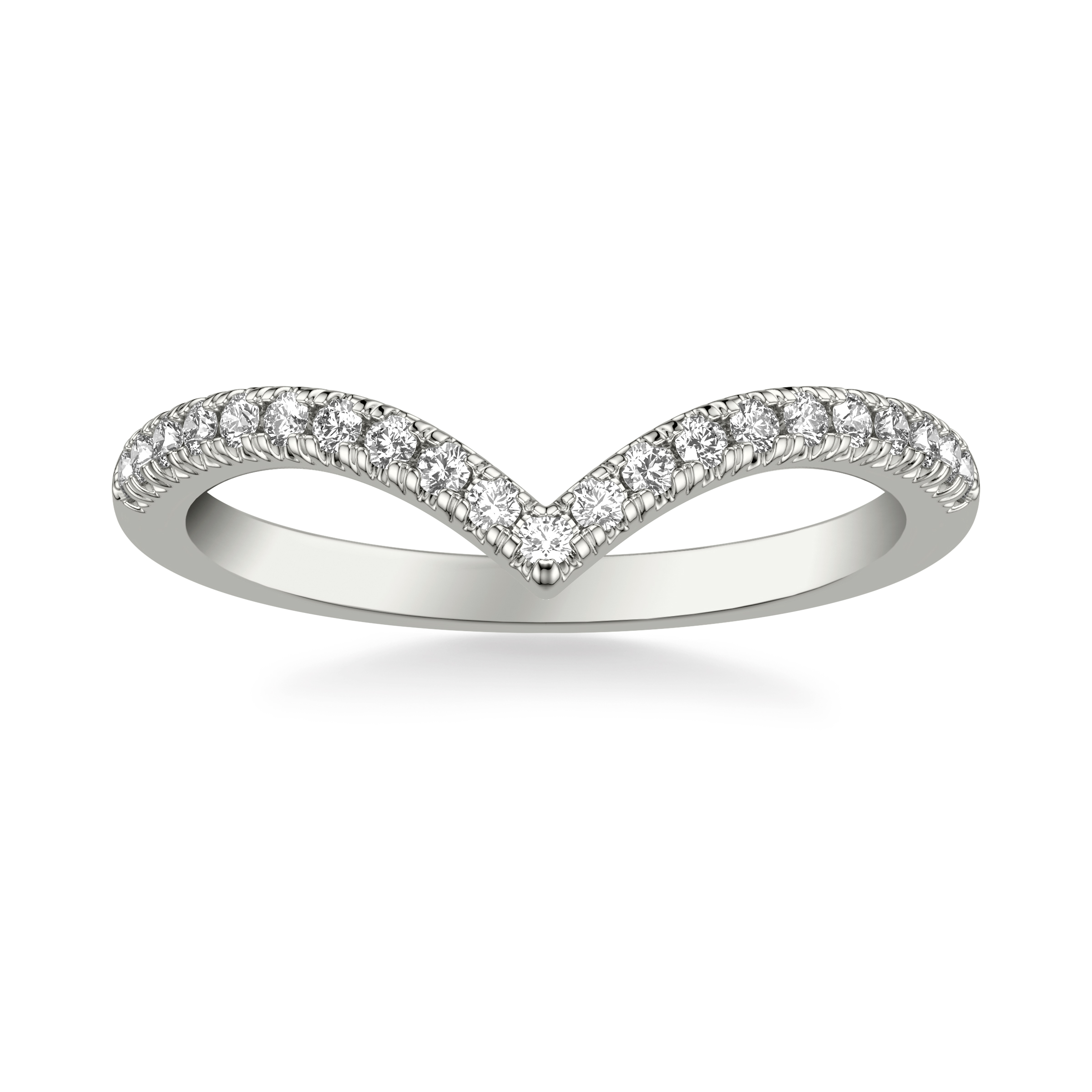 Zoe Pave Diamond Chevron Band