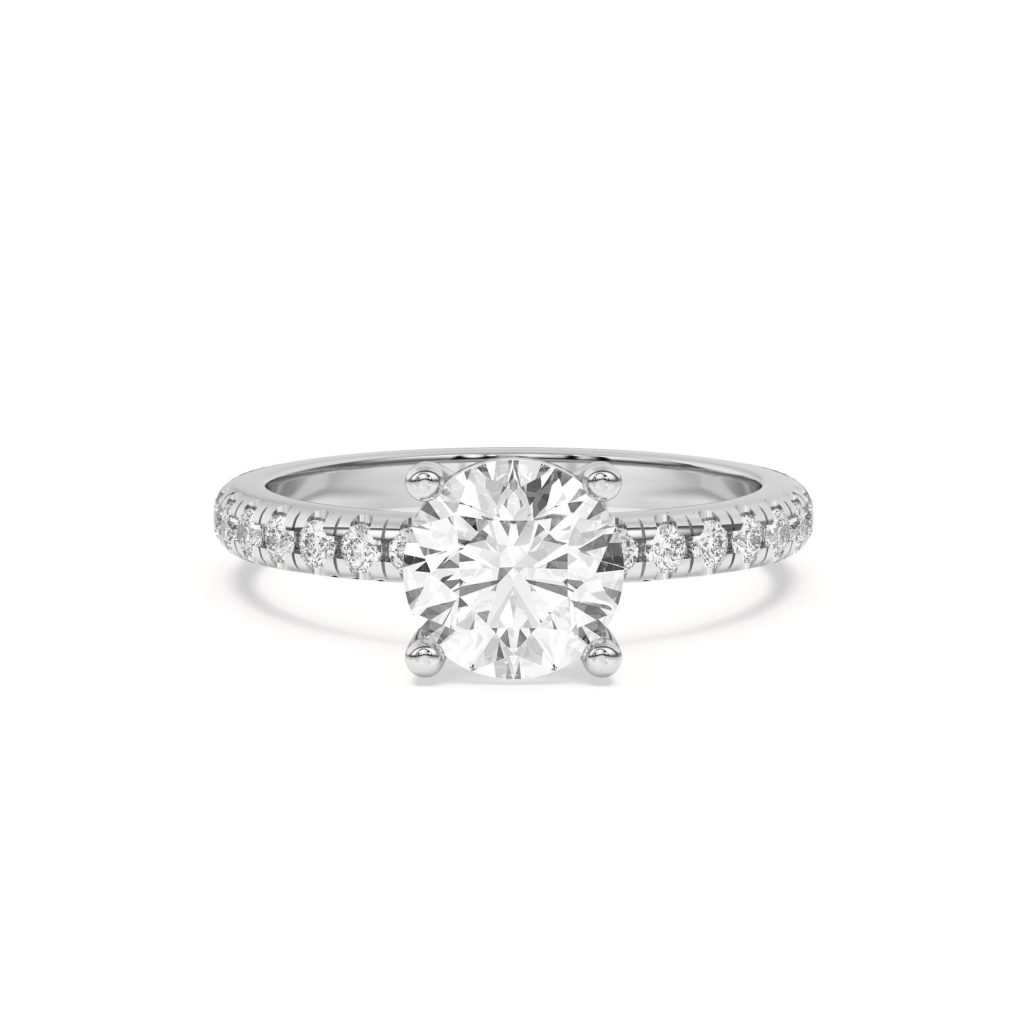 Betsy Classic Pave Engagement Ring