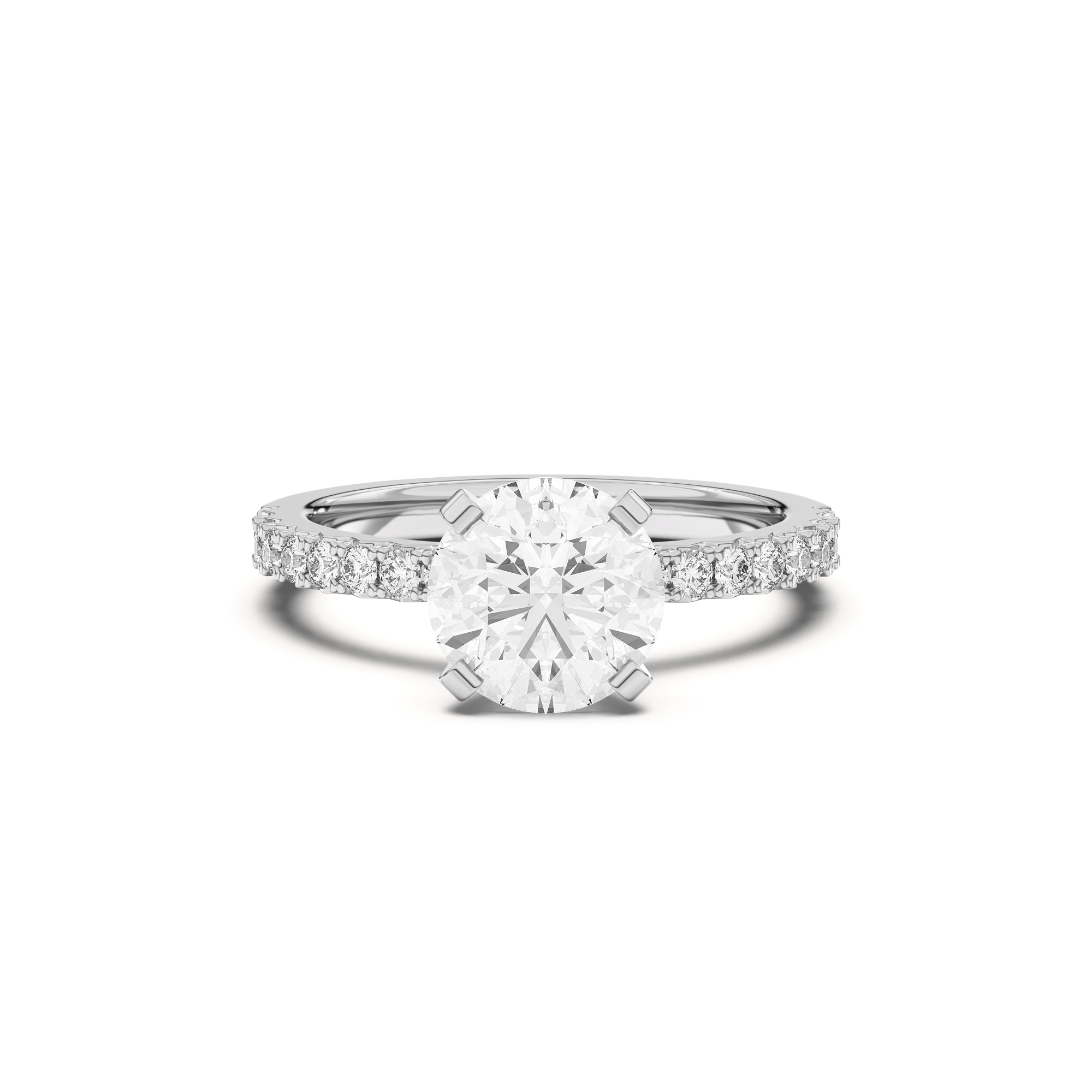 Mabel Classic Pave Engagement Ring