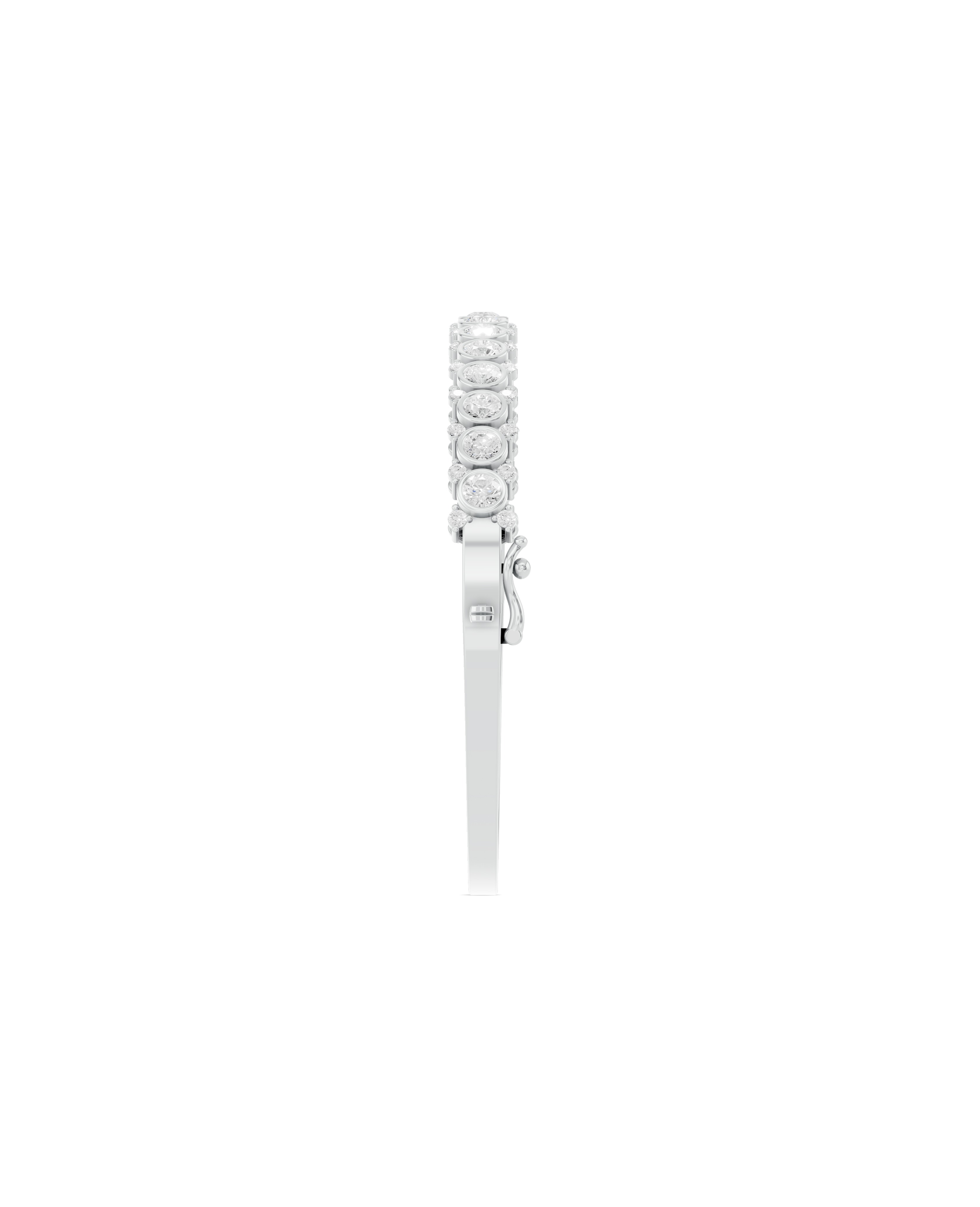 Bezel Line Diamond Bangle (3.50 ct. t.w.)