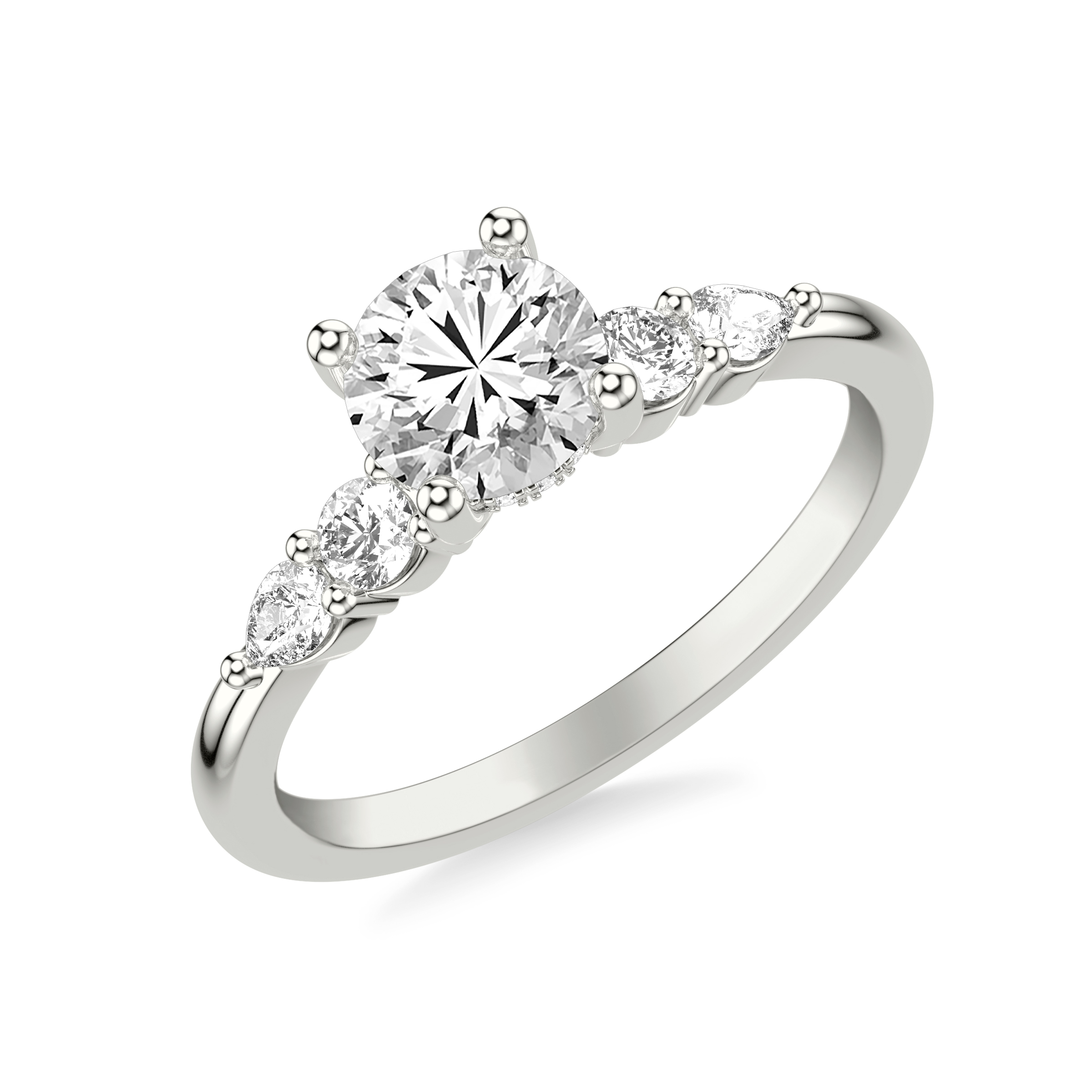 Shauna Hidden Halo Engagement Ring