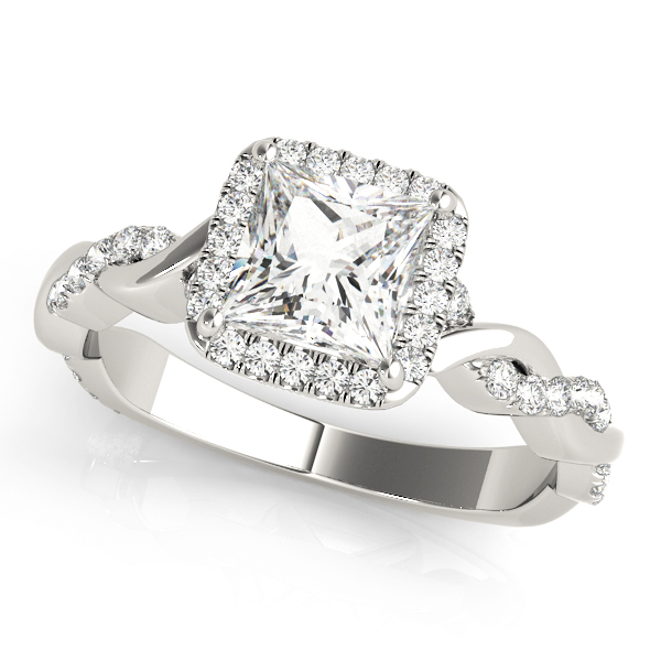 Aspen Halo Engagement Ring