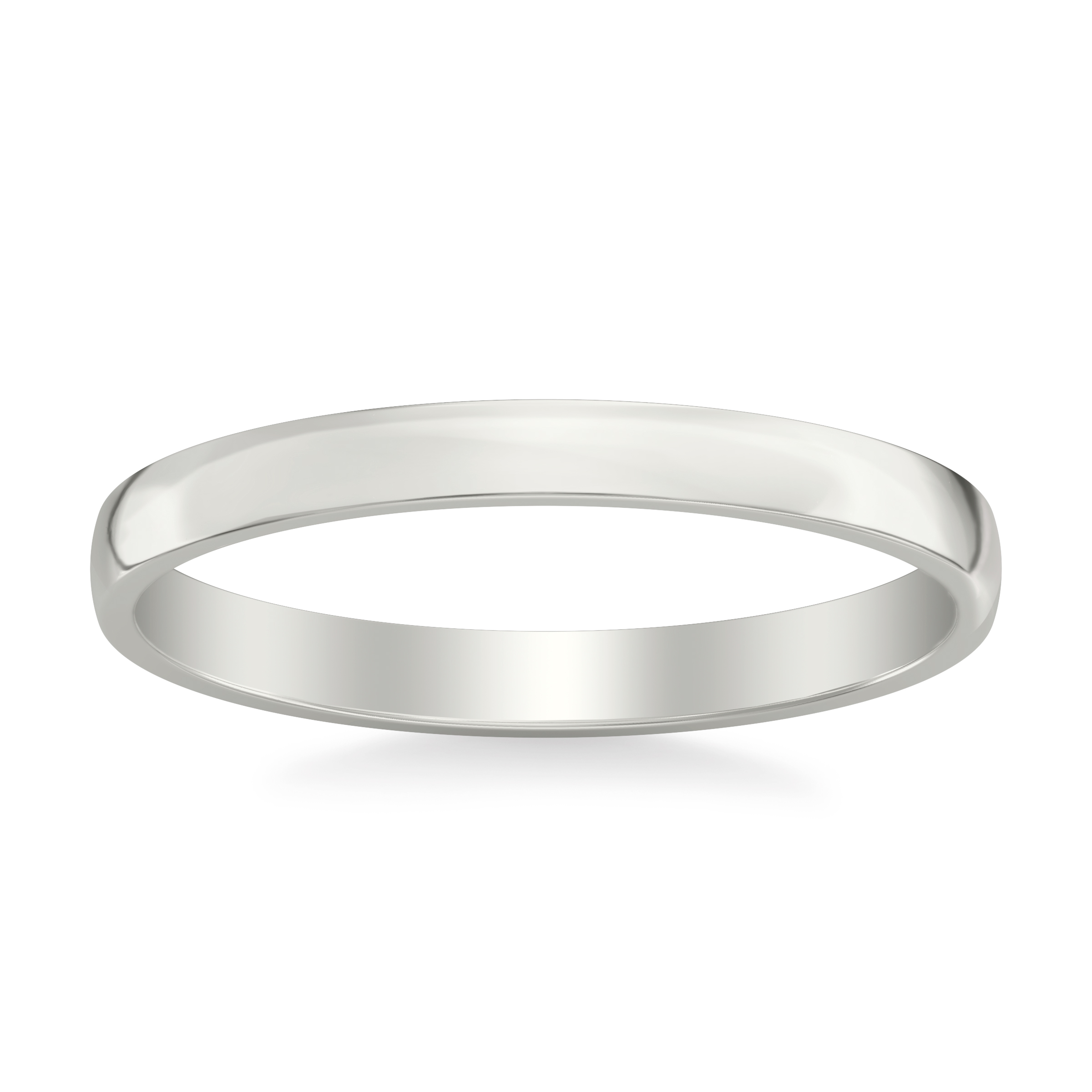 Low Dome Polished Band (2.5mm)