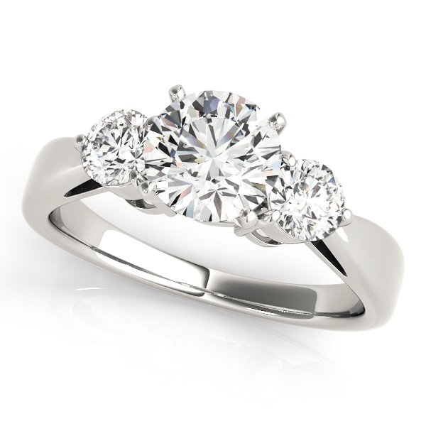 Ansley Three Stone Engagement Ring