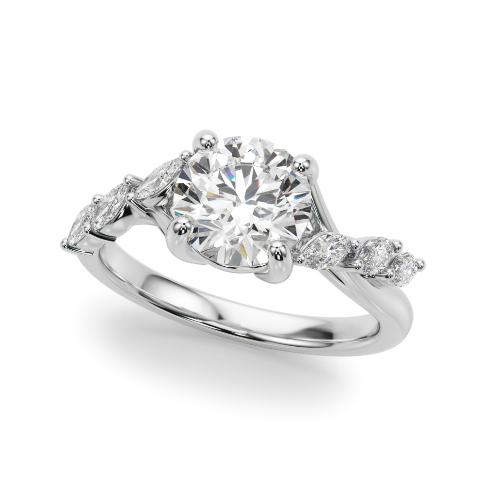 Roxane Marquise Diamond Engagement Ring
