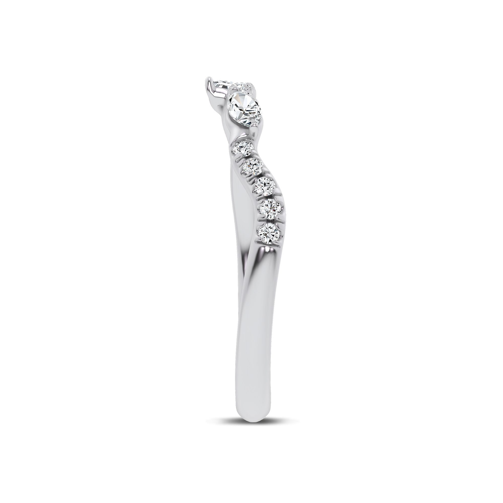 Lea Nature Inspired Diamond Band