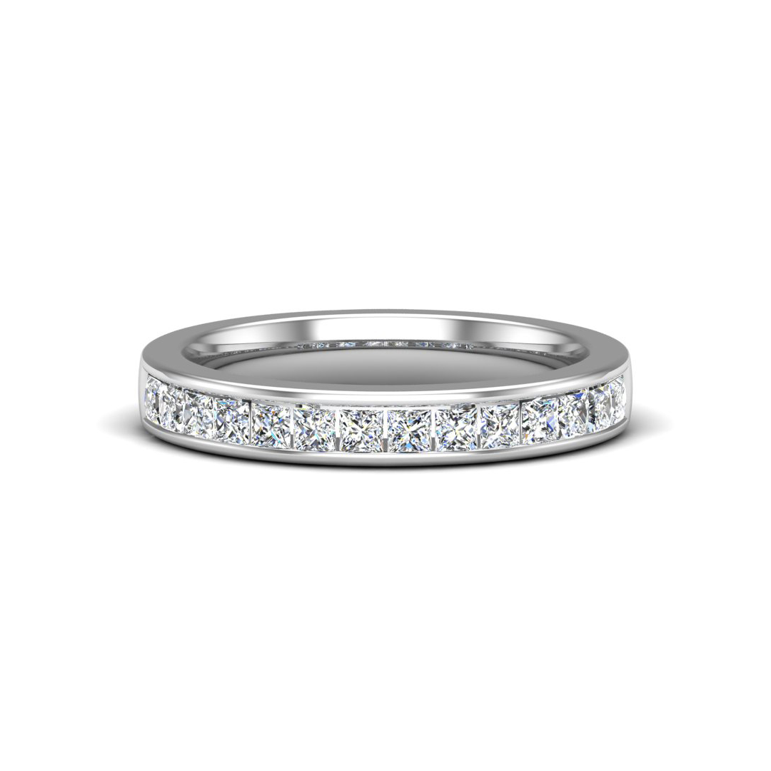 Noelle Channel-Set Princess-Cut Band