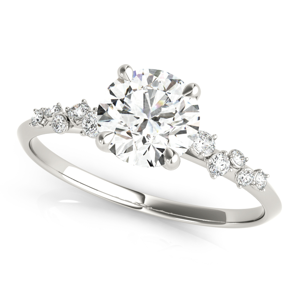 Elsie Scattered Diamond Engagement Ring