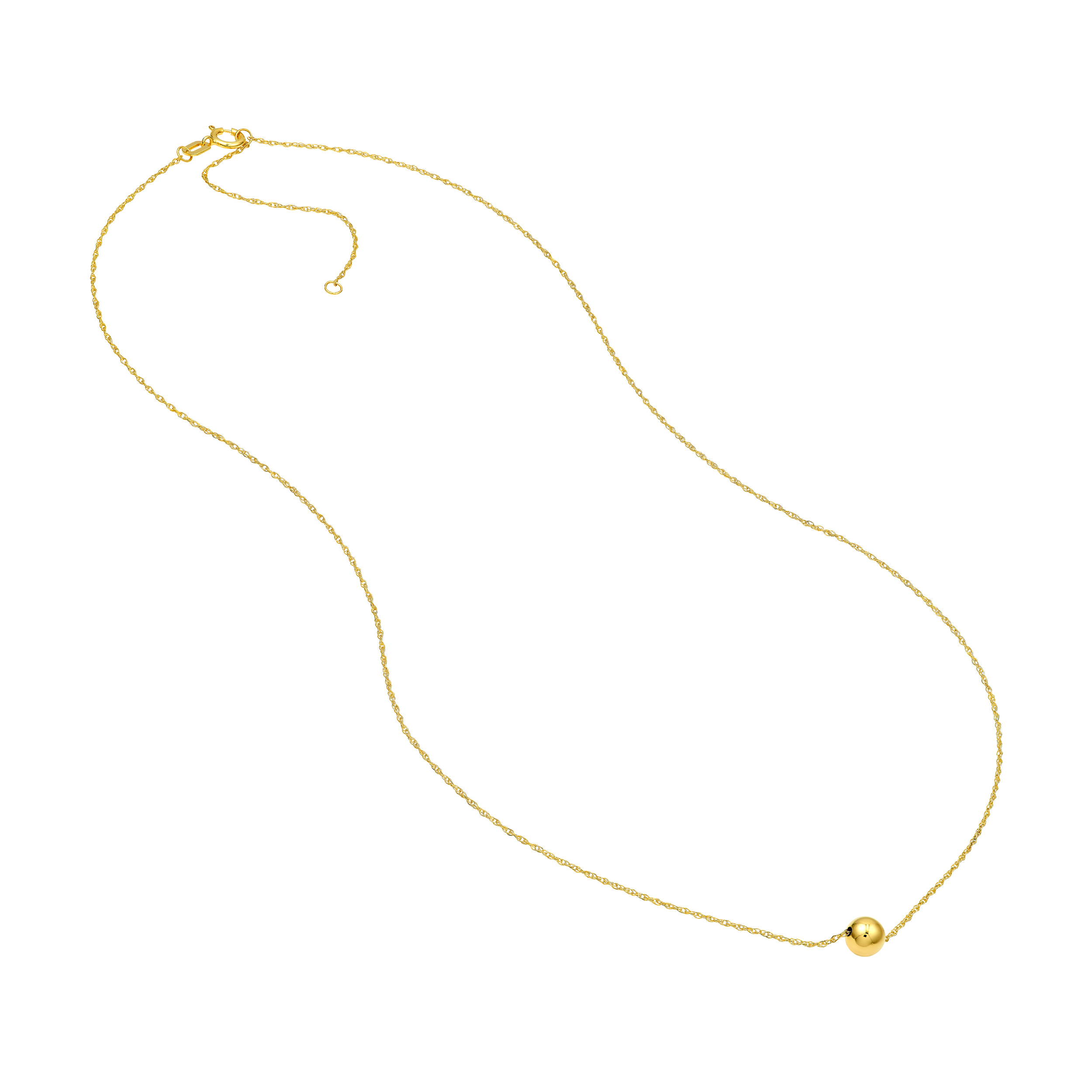 Minimalist Gold Bead Necklace