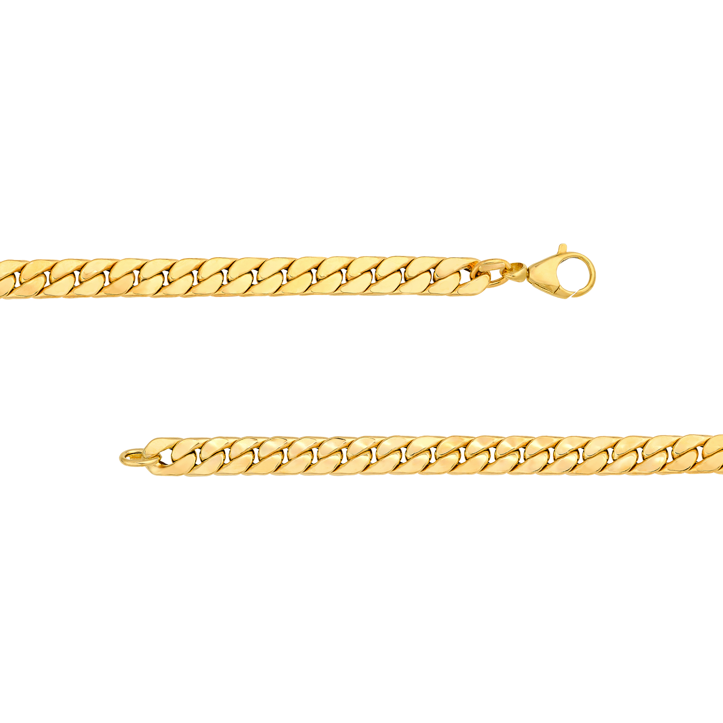 Flat Curb Link Bracelet