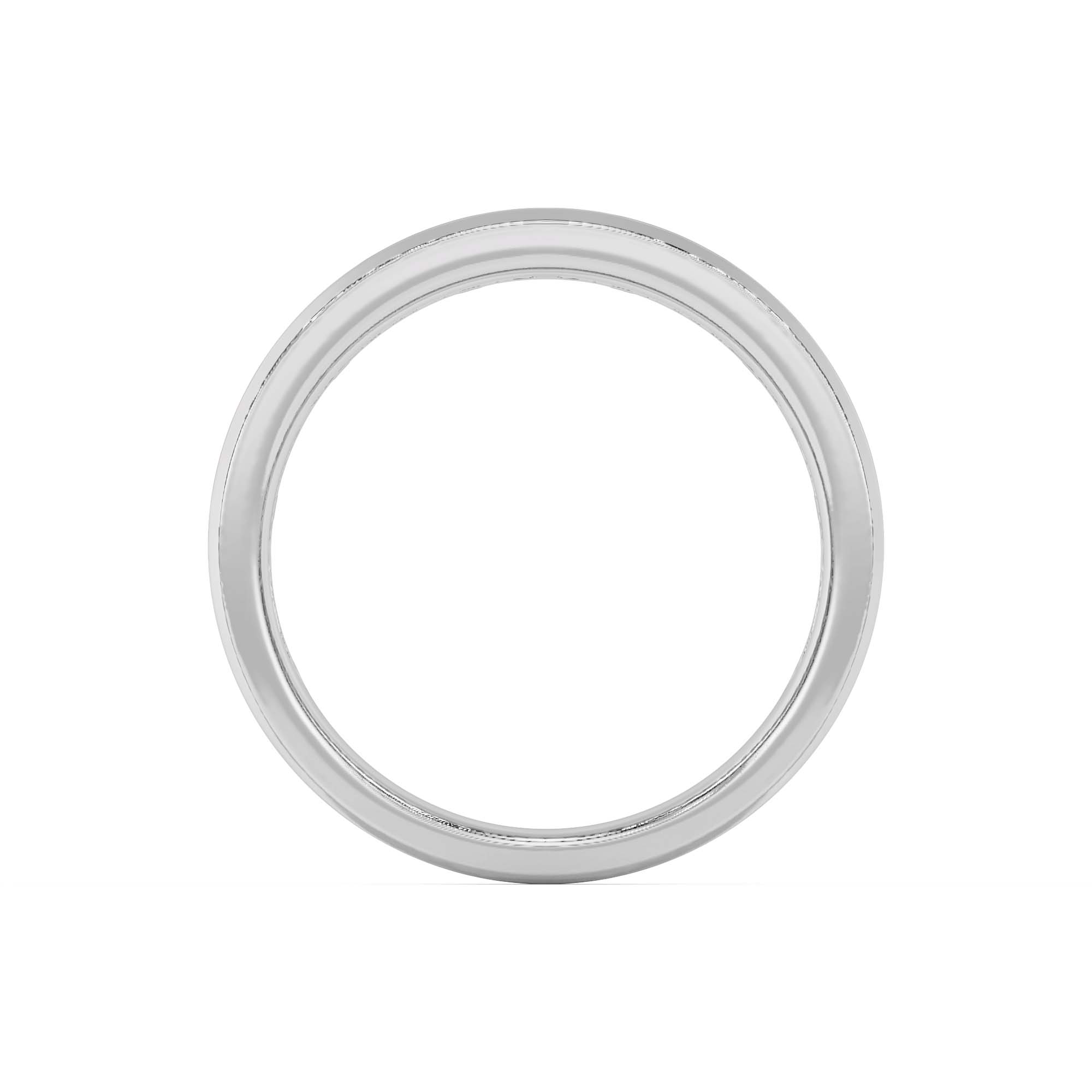 Quad Sapphire and Diamond Groove Band