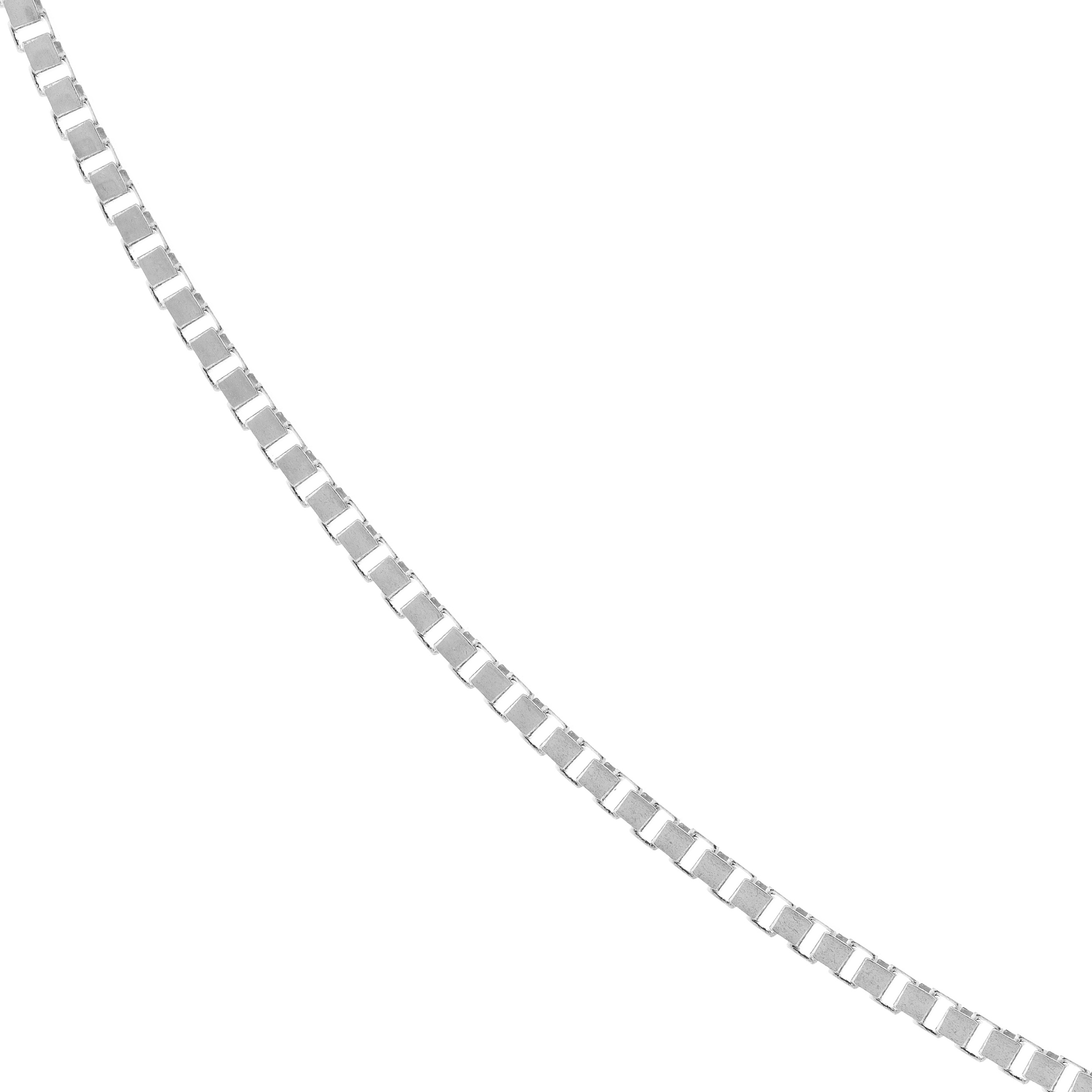 Box Chain Gold Necklace (0.96mm, 18 inches)