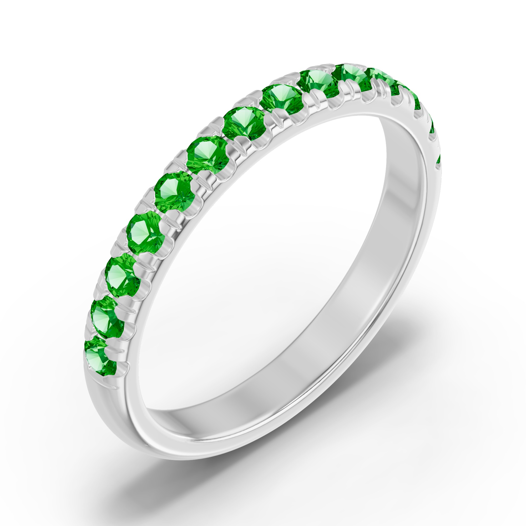 Marigold Royale Pave Tsavorite Band