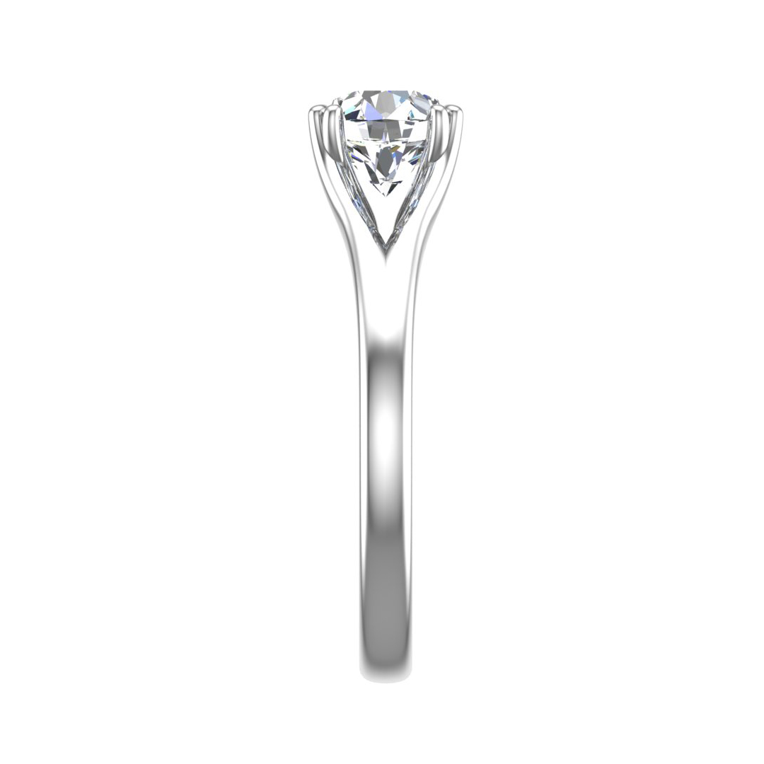Iris Solitaire Engagement Ring