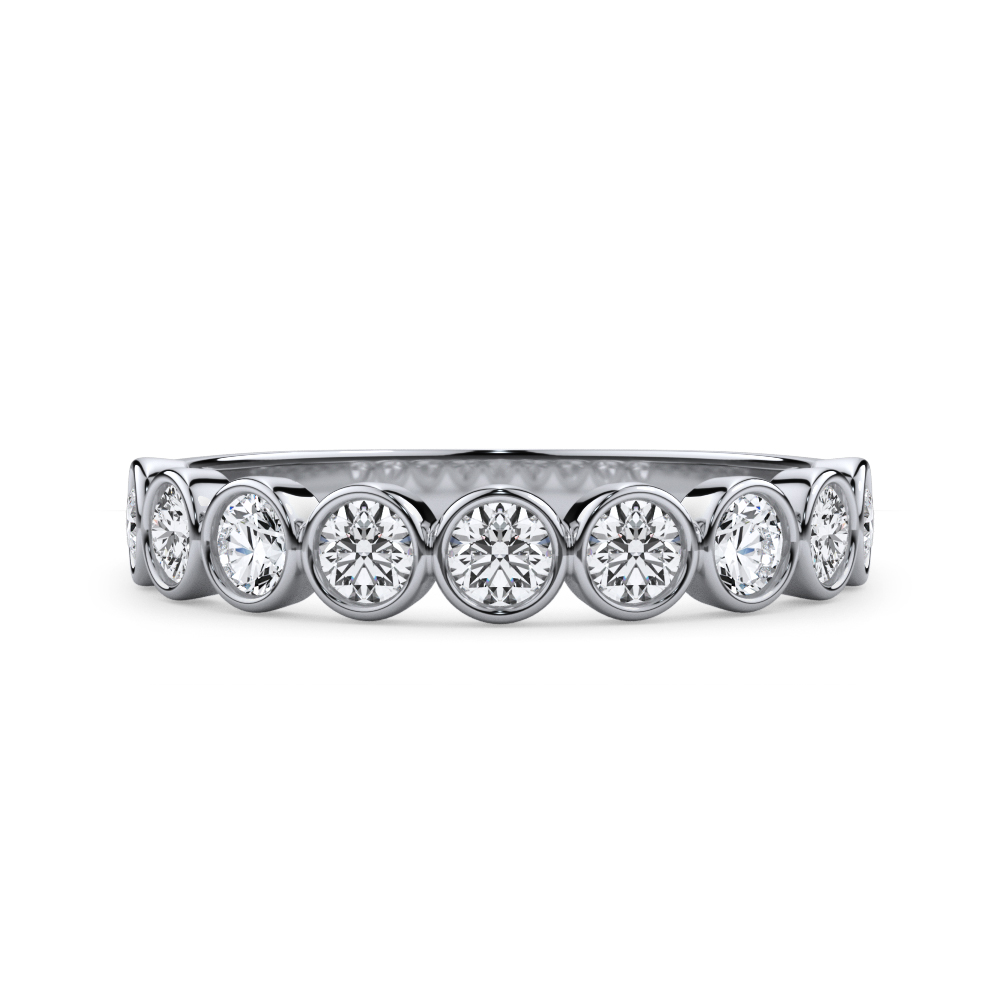 Round Bezel Diamond Band (.50ct. tw.)