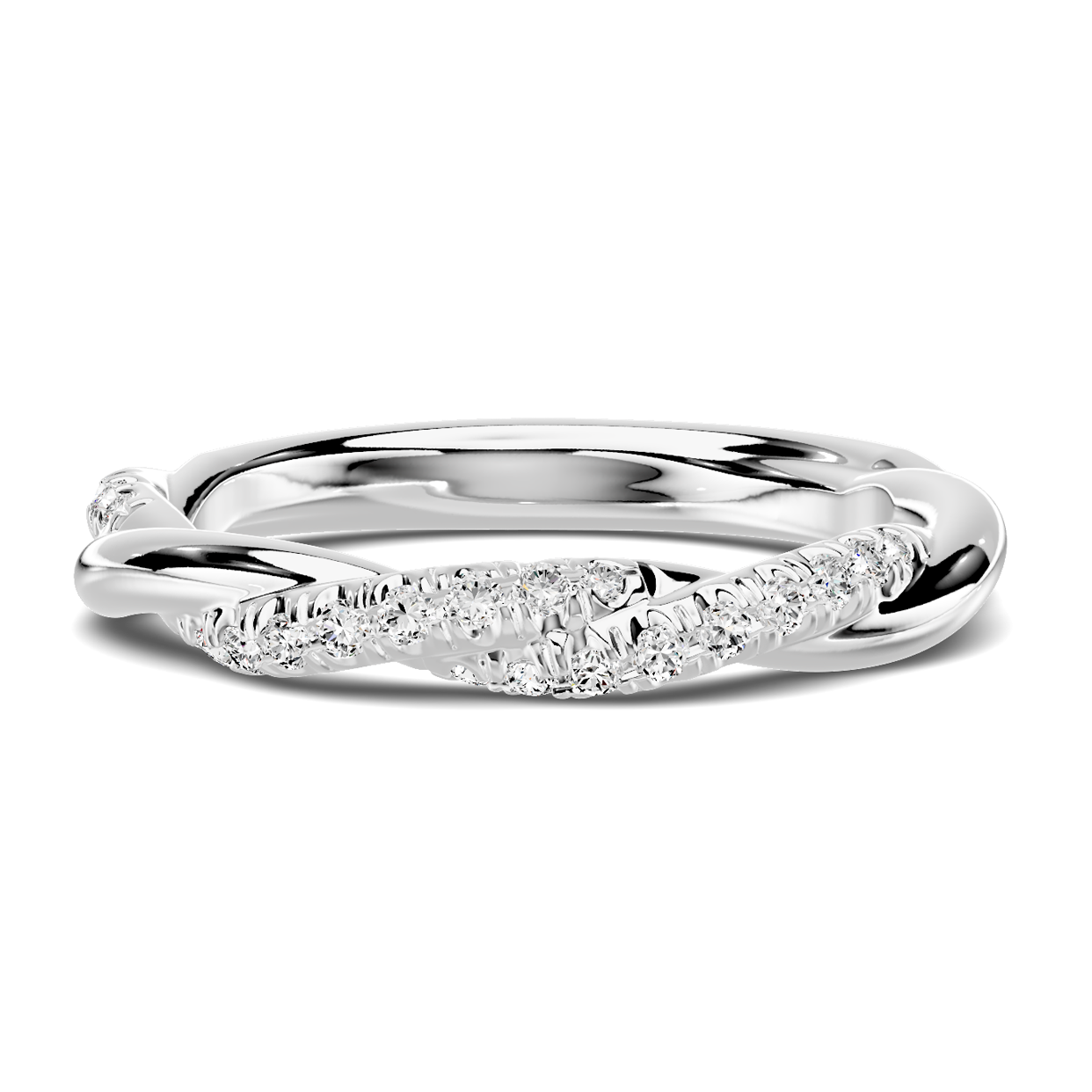 Riona Pave Twist Band