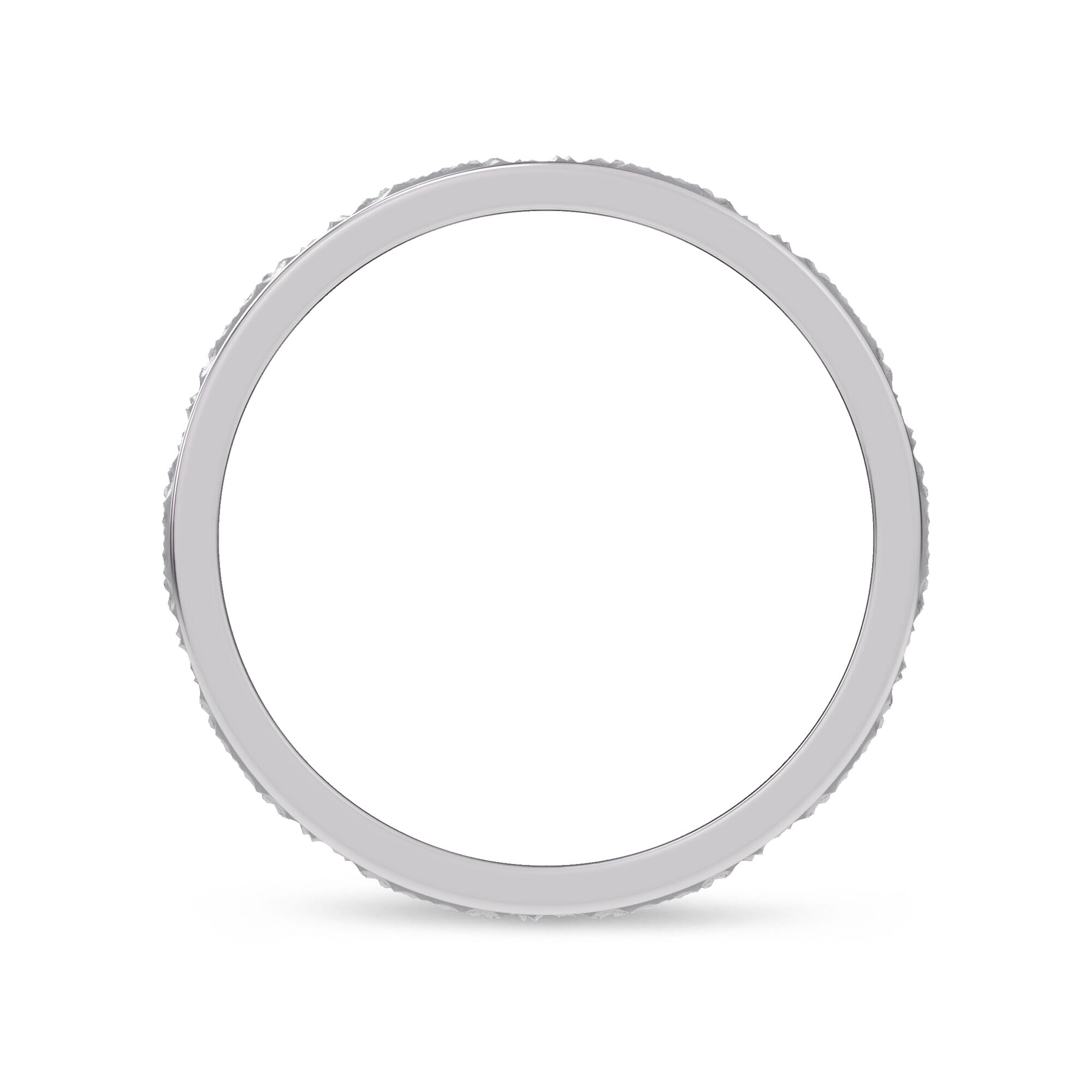 Brushed Hammered Center High-Polish Edge Band (7.1mm)