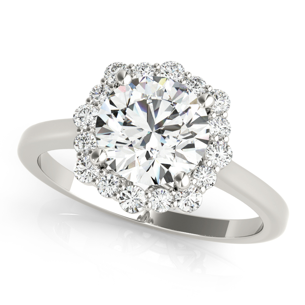 Lydia Halo Engagement Ring