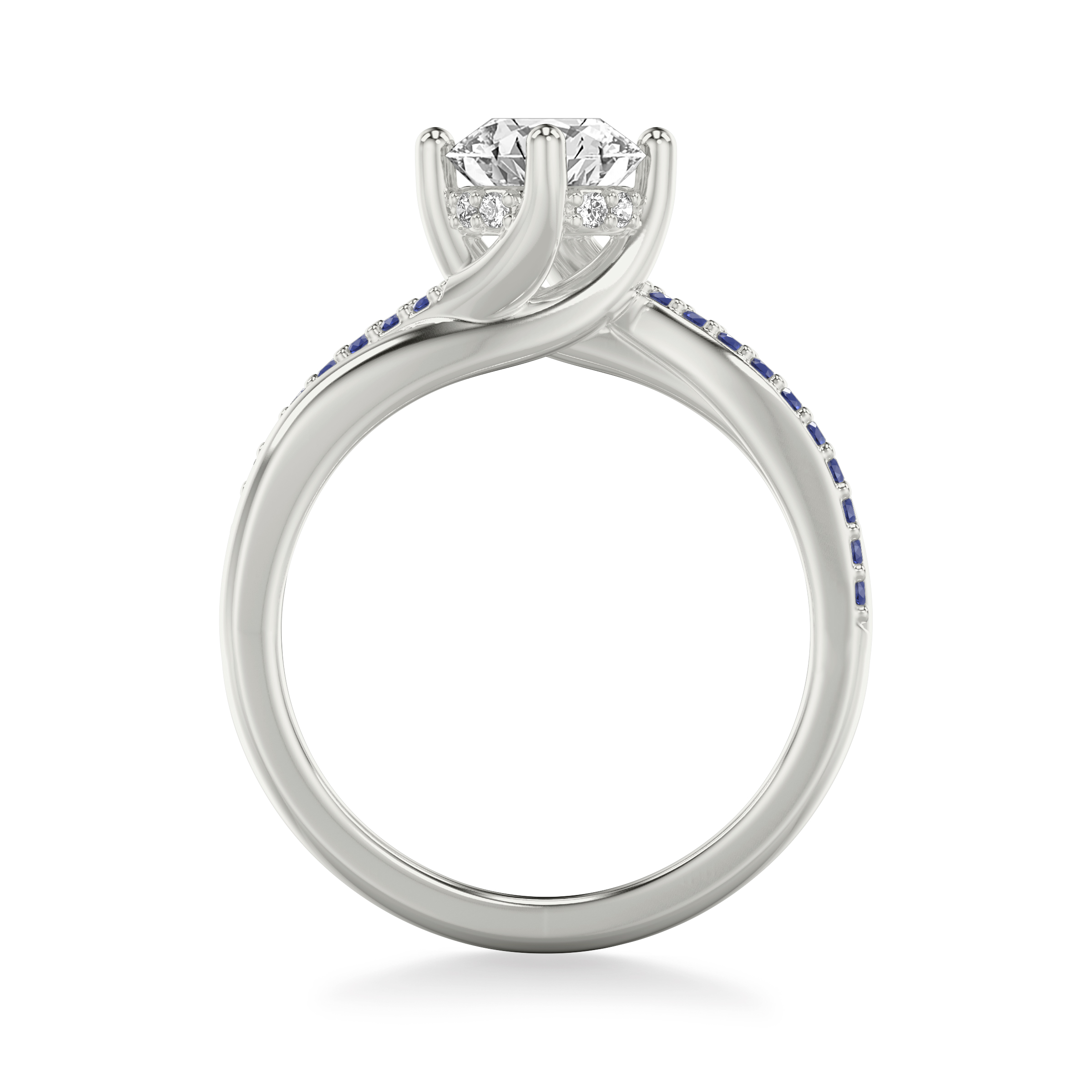 Parker Sapphire Twist Engagement Ring
