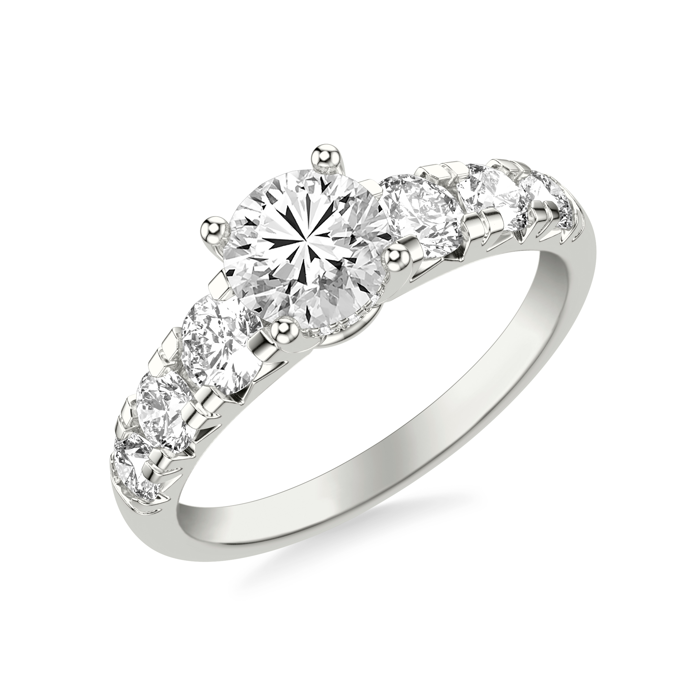 Martina Hidden Halo Engagement Ring