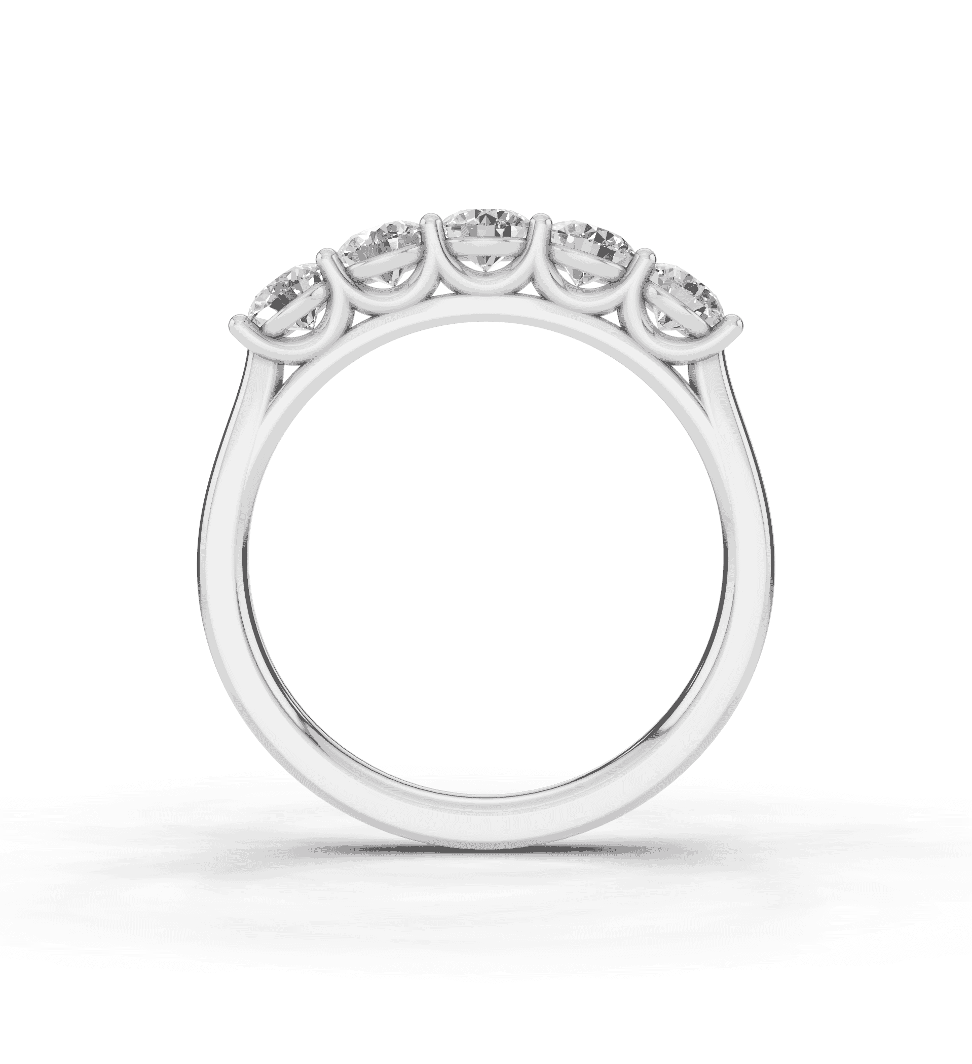 Tradition U-Prong Five-Stone Lab Diamond Band (1.00 ct. tw.)
