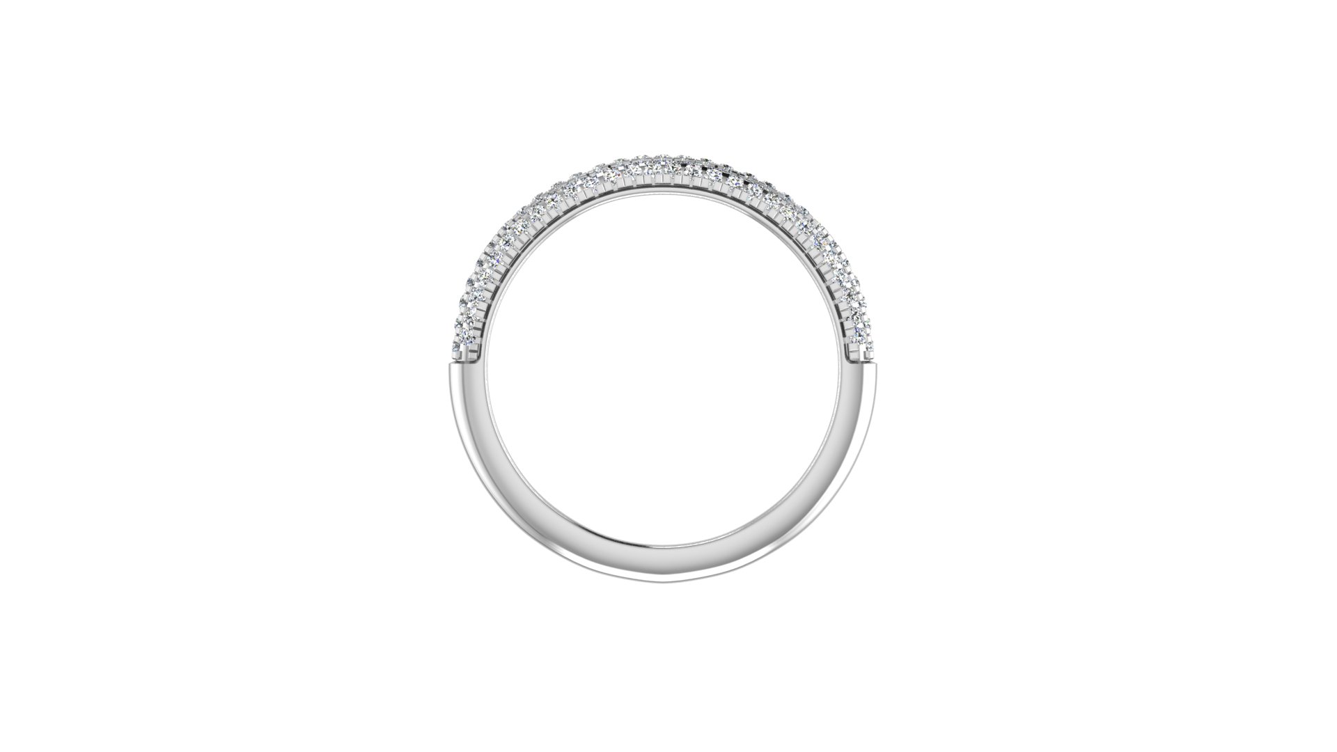 Kira Triple Pave Band