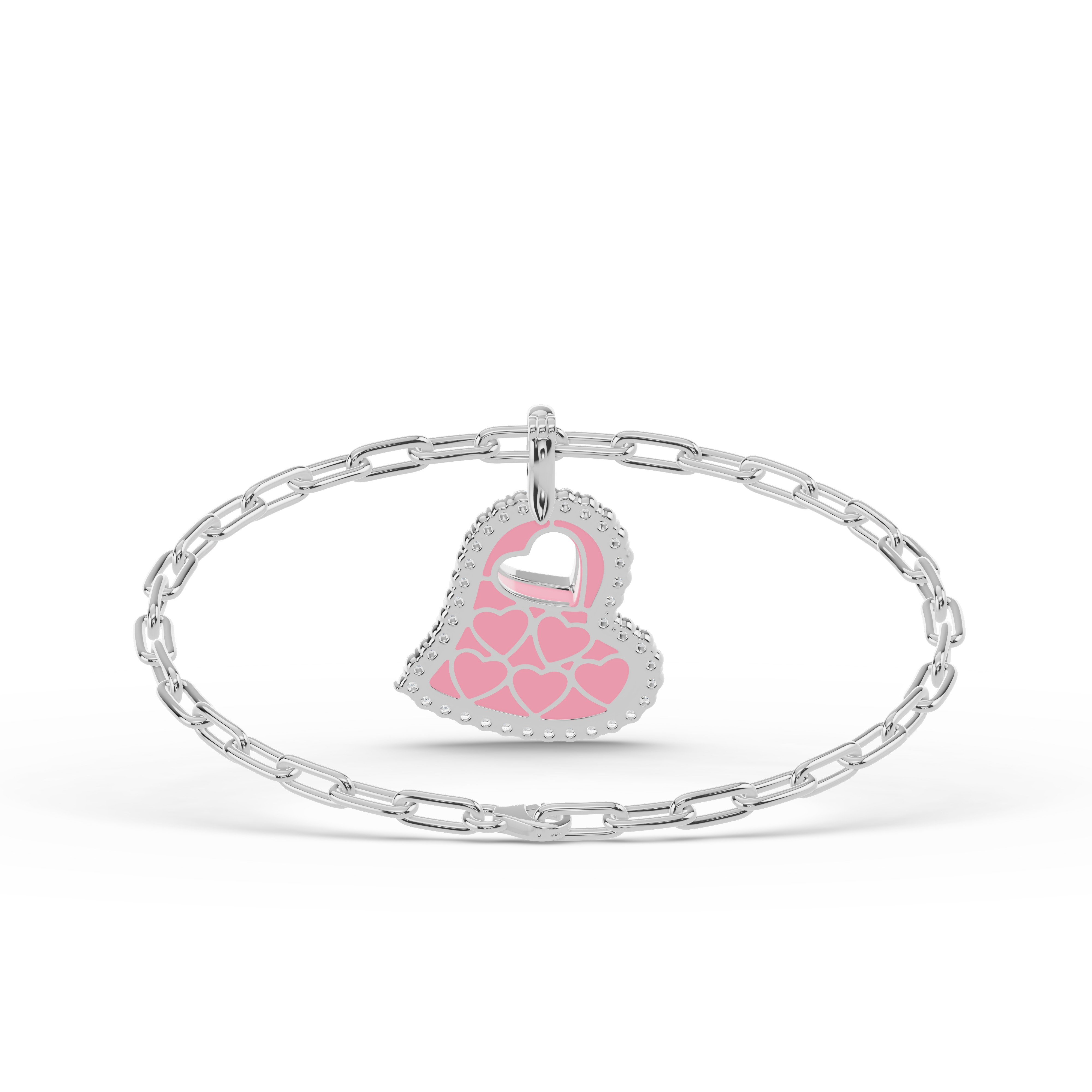 Cherish Pavé Heart Bracelet
