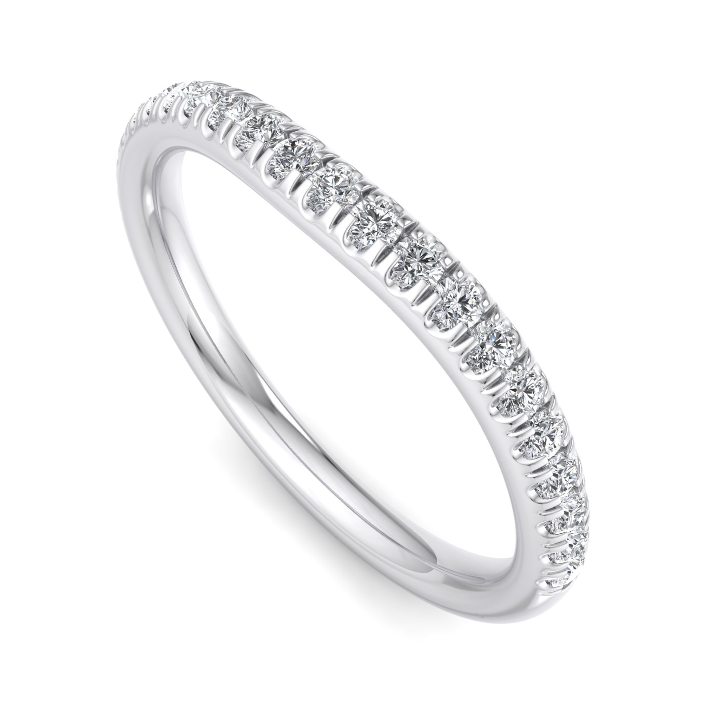 Frankie Curved Pave Band
