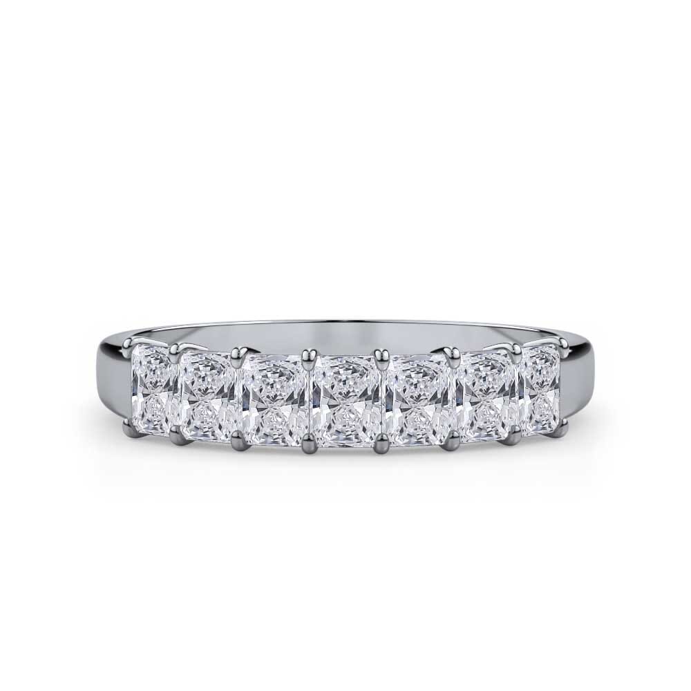 Radiant Cut Diamond 7 Stone Ring
