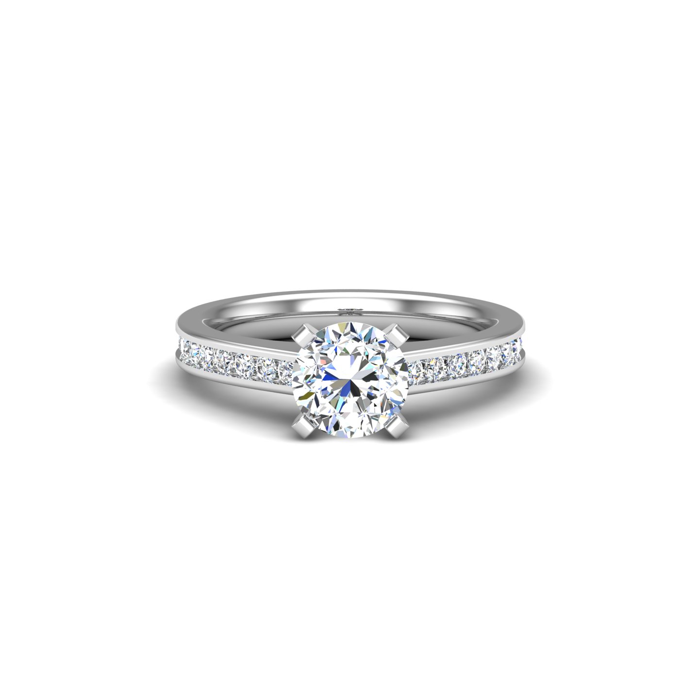 Lyra Channel Engagement Ring