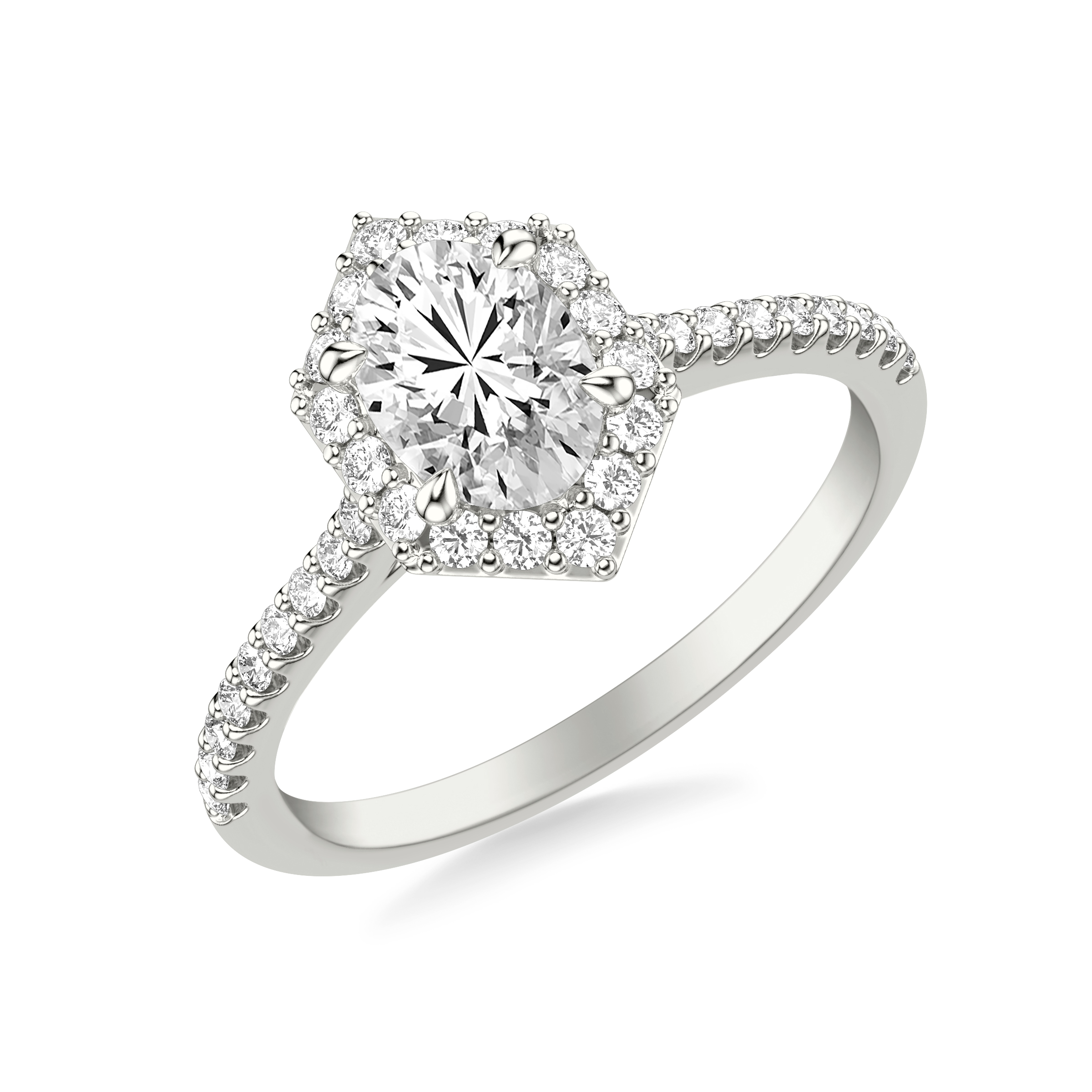 Lorelai Halo Engagement Ring