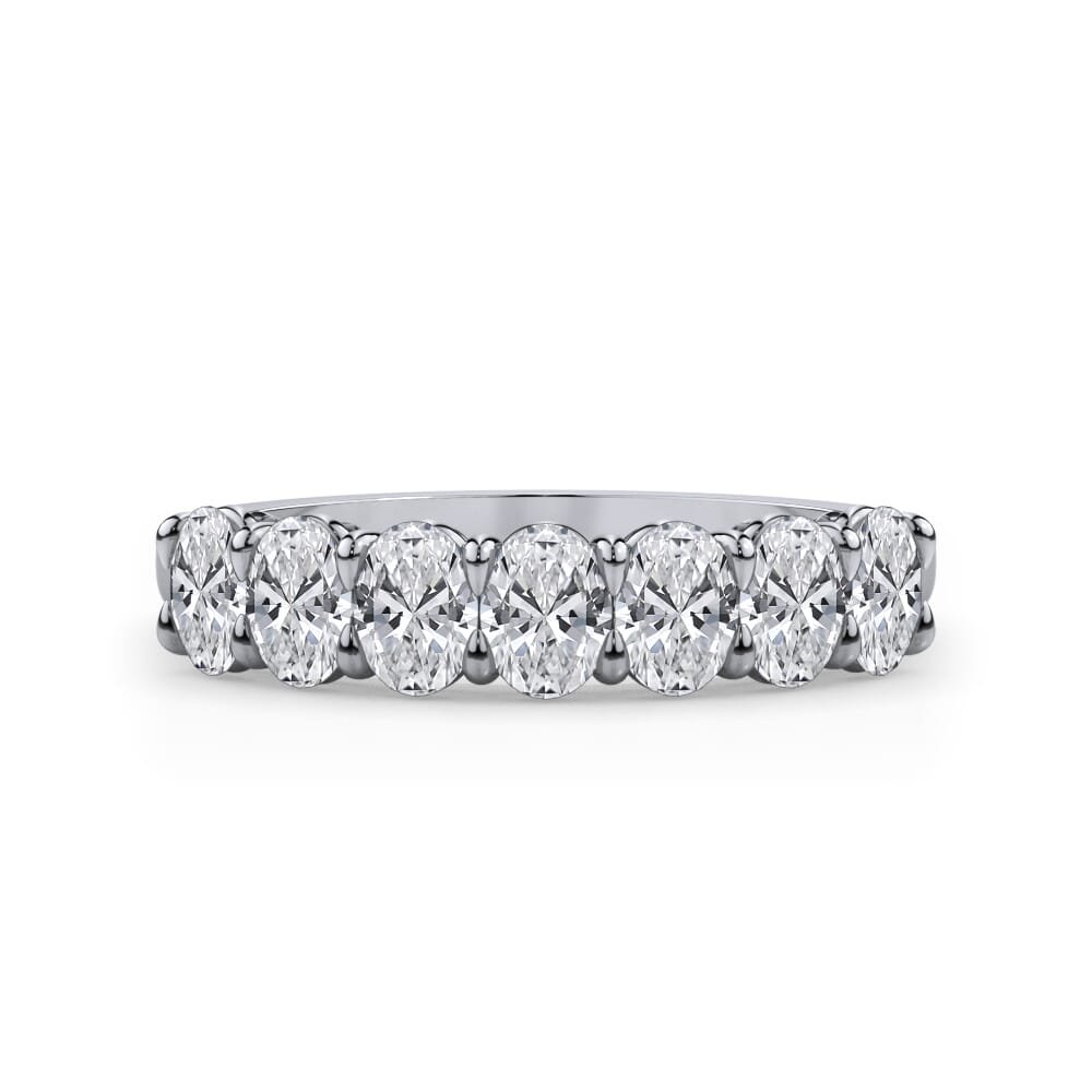 Oval Cut Diamond 7 Stone Ring