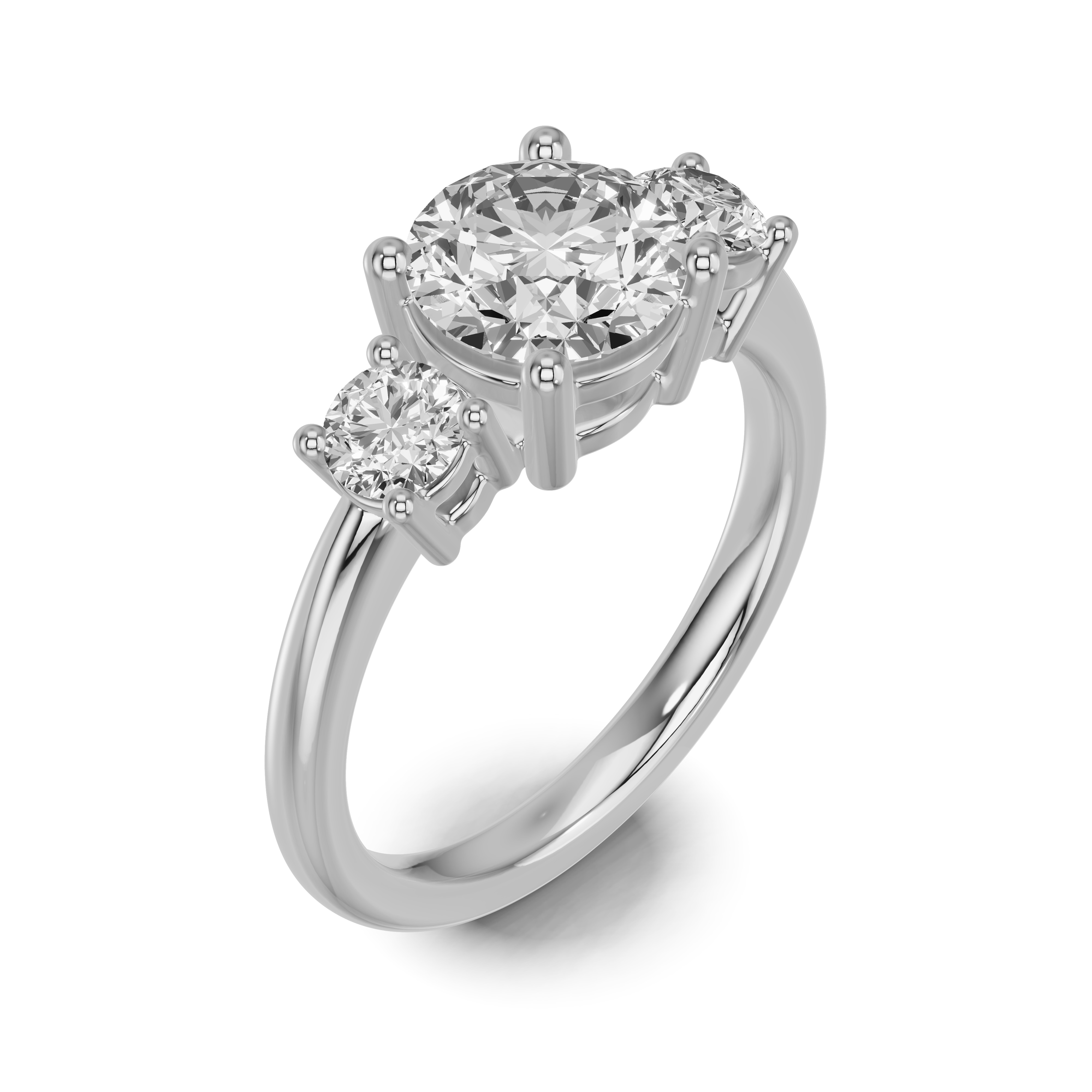 Classic Three-Stone Engagement Ring
