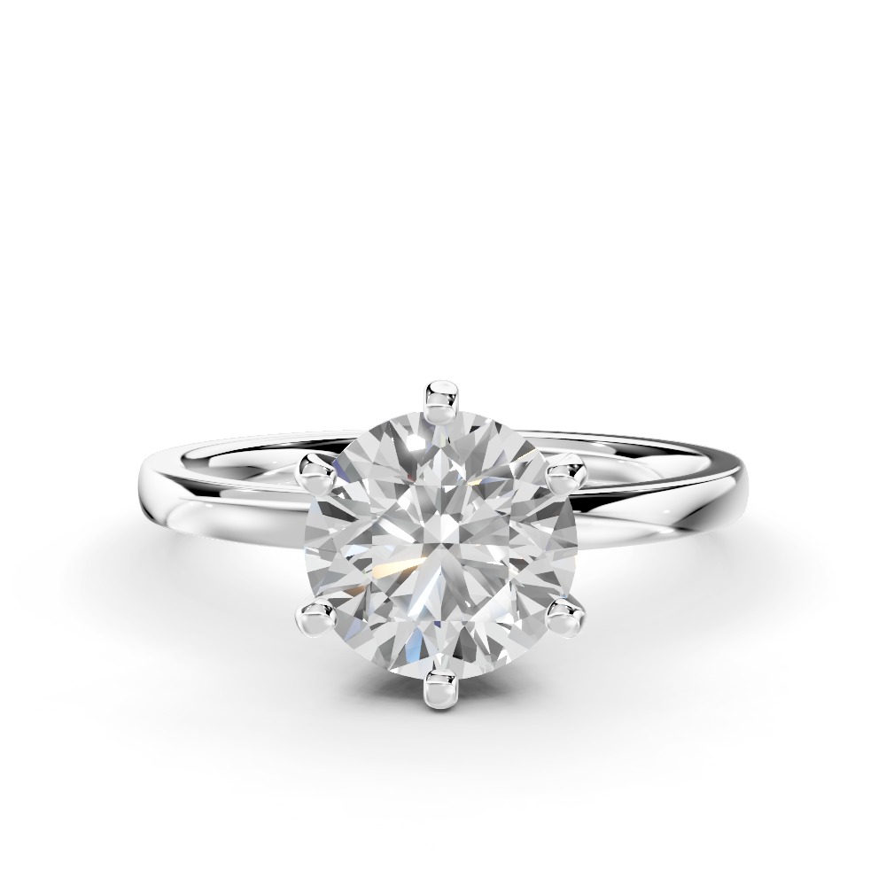 Boda Six Prong 1.5mm Comfort Fit Engagement Ring