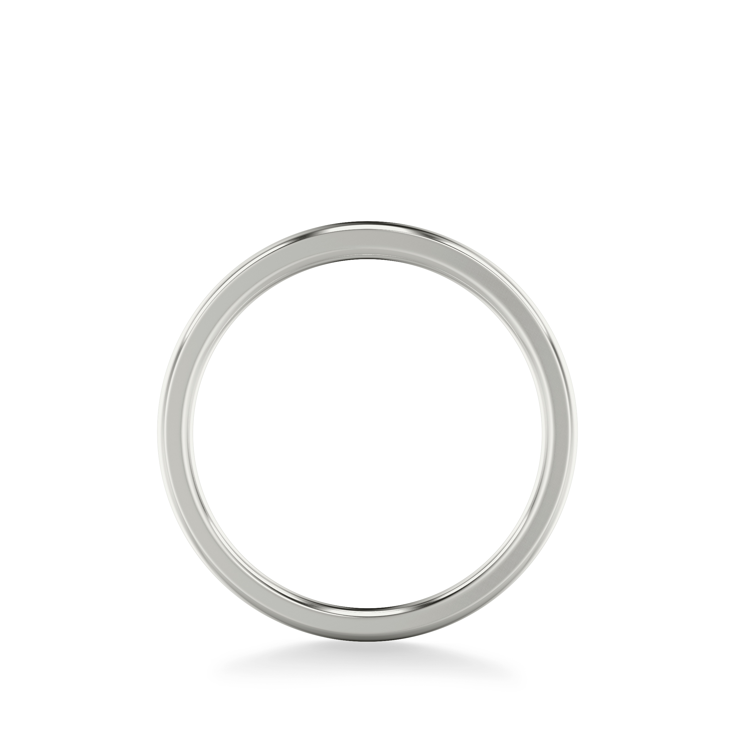Jacie High Polished Wedding Band