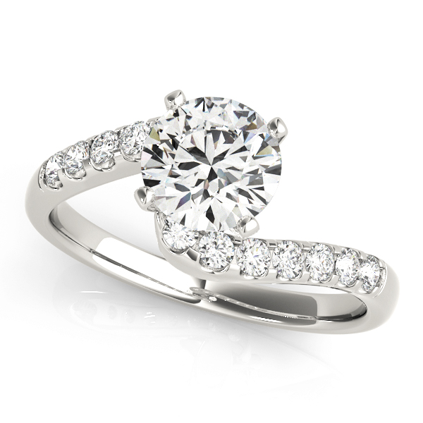 Zyla Diamond Bypass Engagement Ring