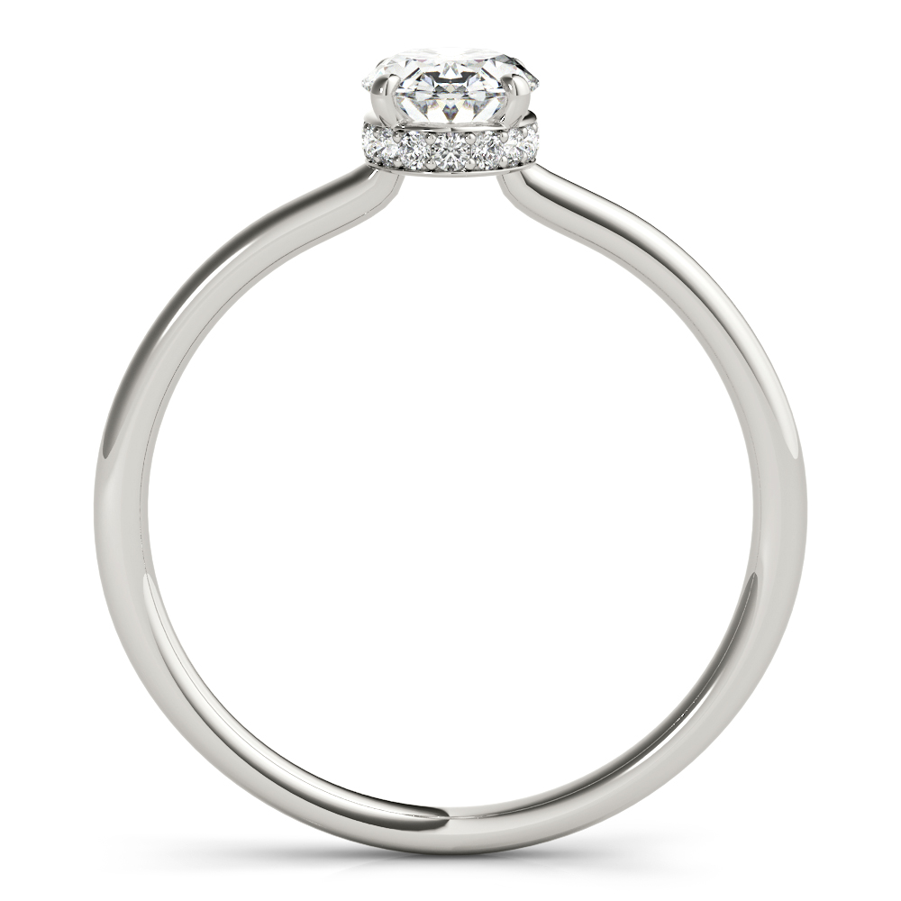 Harlow Hidden Halo Engagement Ring