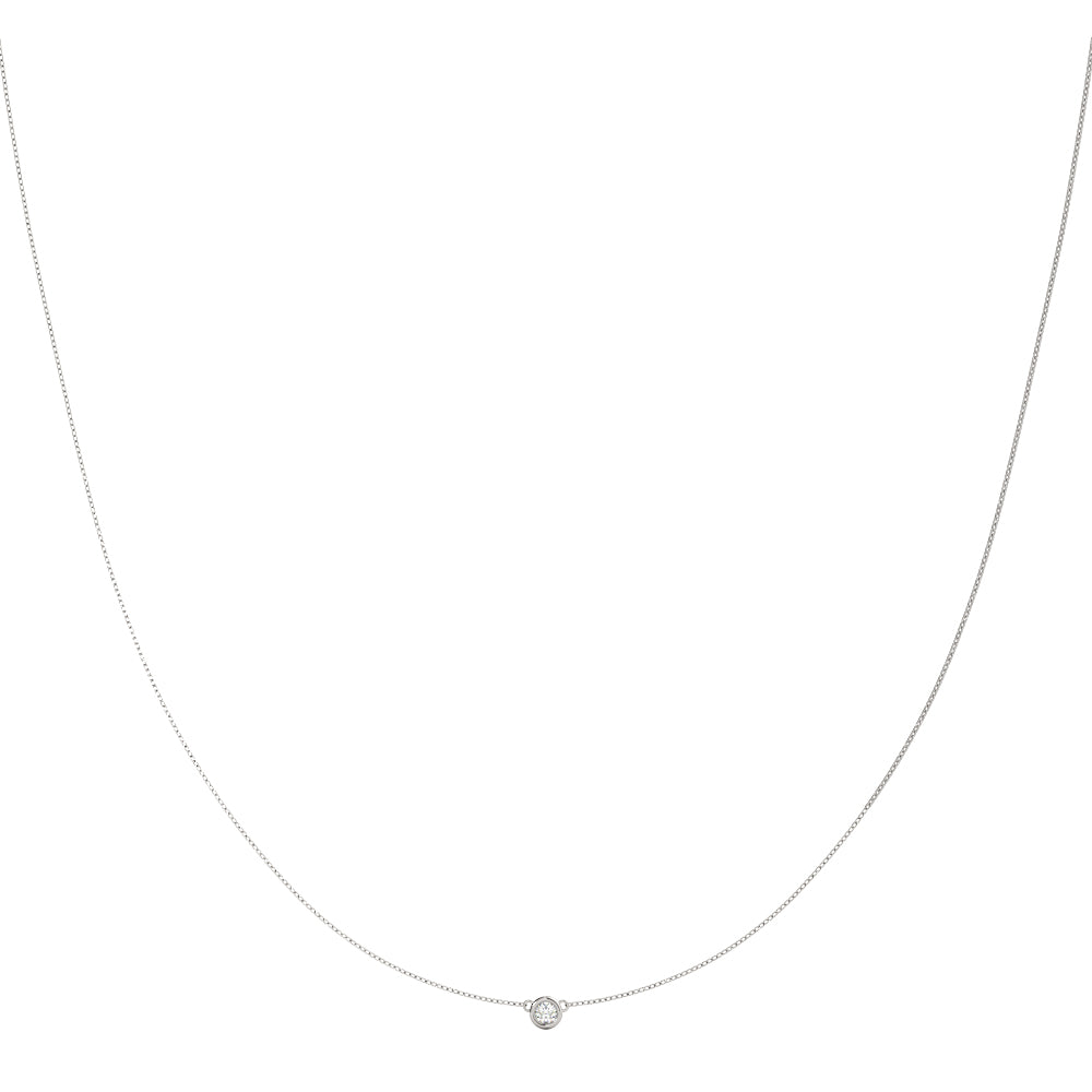Opus Lab Diamond Bezel Necklace