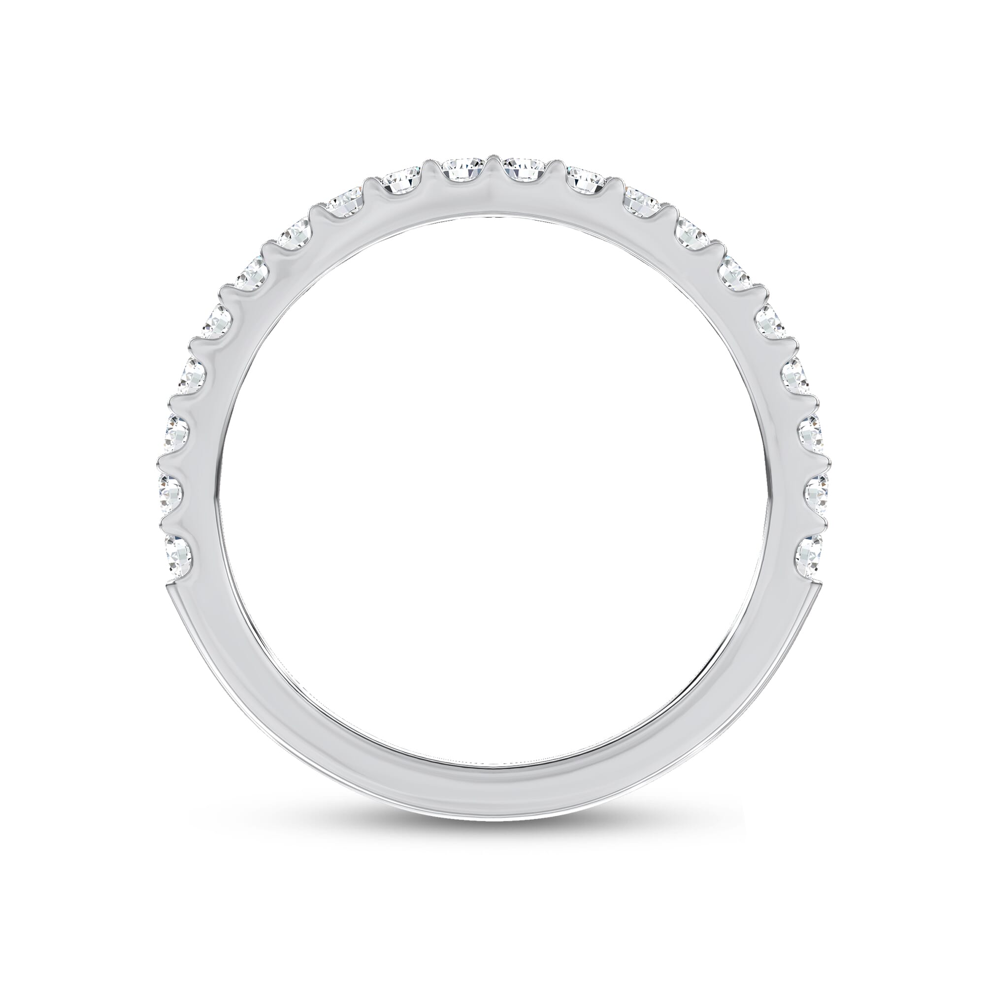 Perelle Contour Pave Band