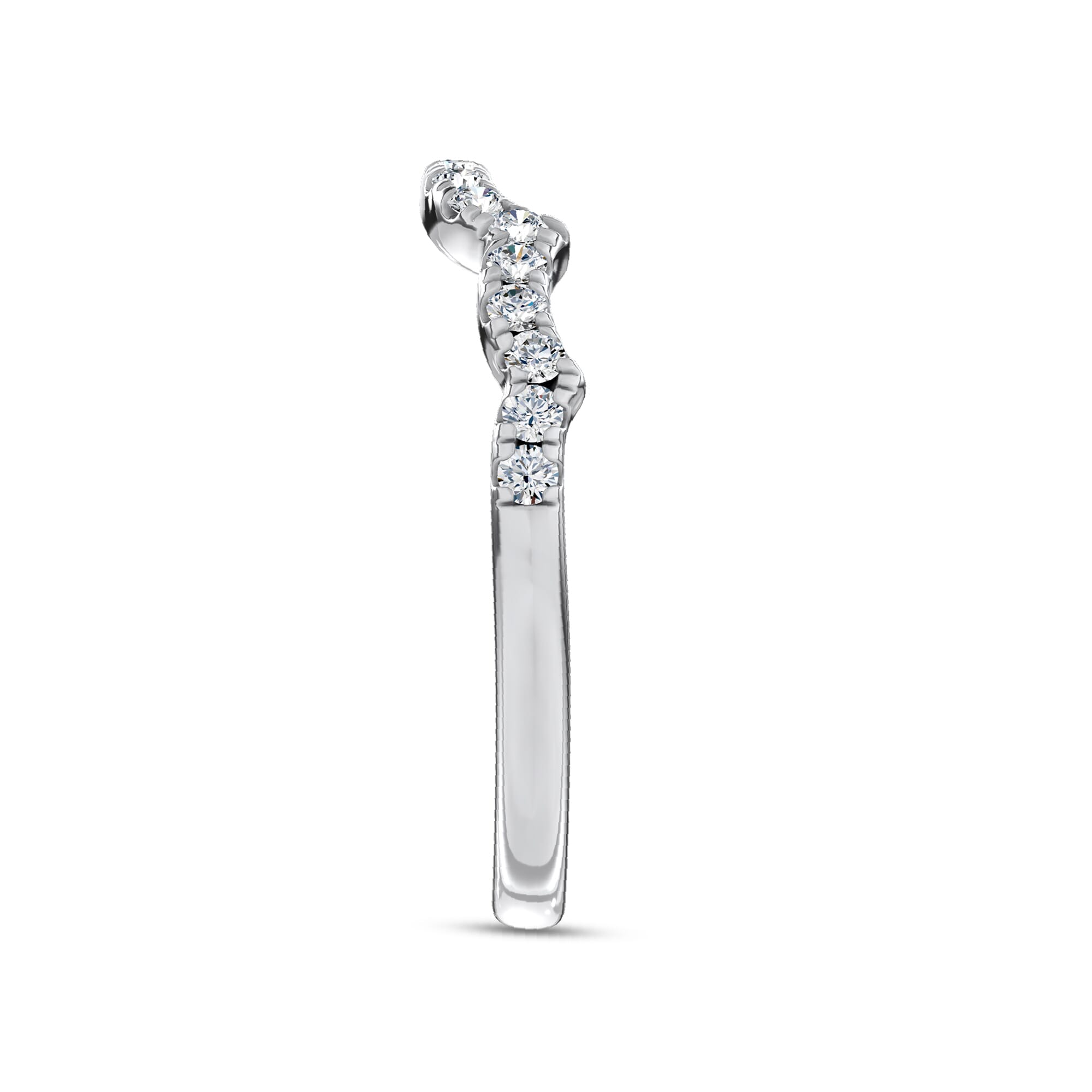Valora Contoured Pave Band by Christian Siriano