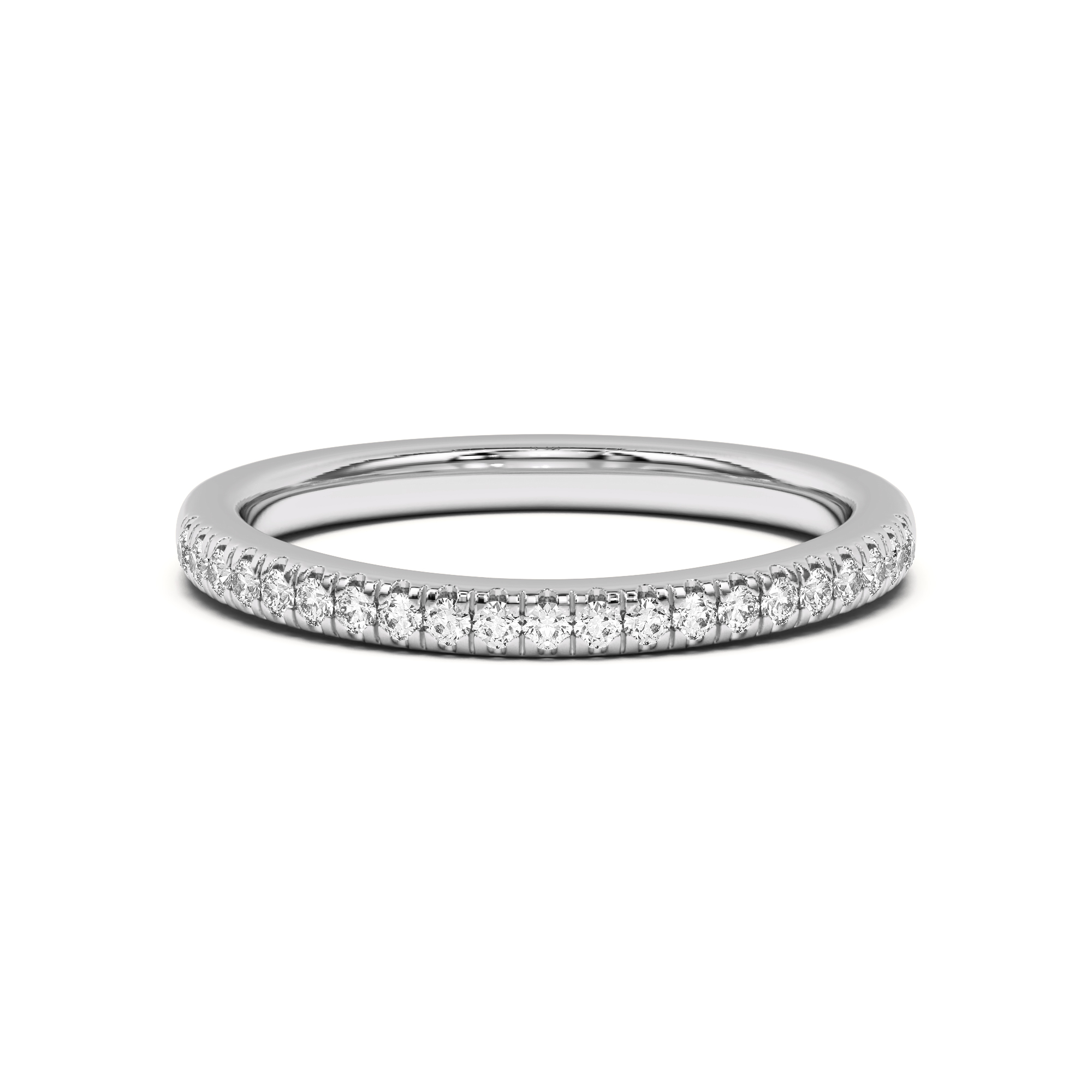 Nalani Curved Pave Band